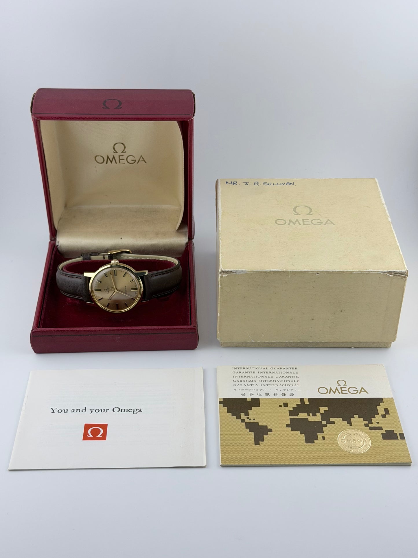 Omega Geneve Manual 135.070 - Box and Papers