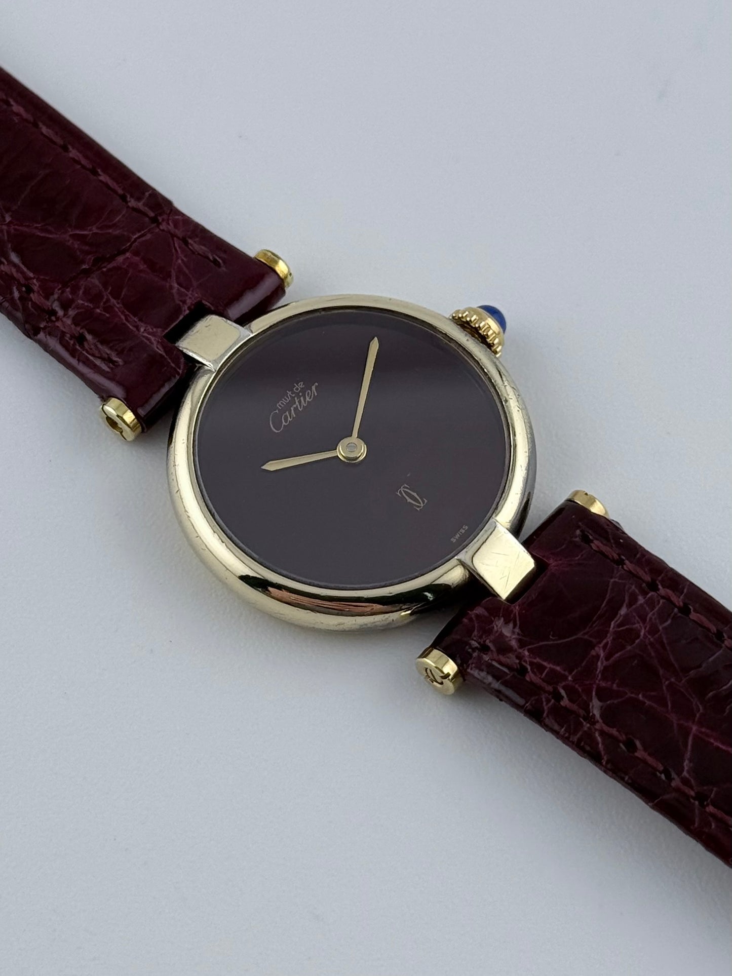 Cartier Must de Cartier Vendome Quartz - 18 - Burgundy Dial