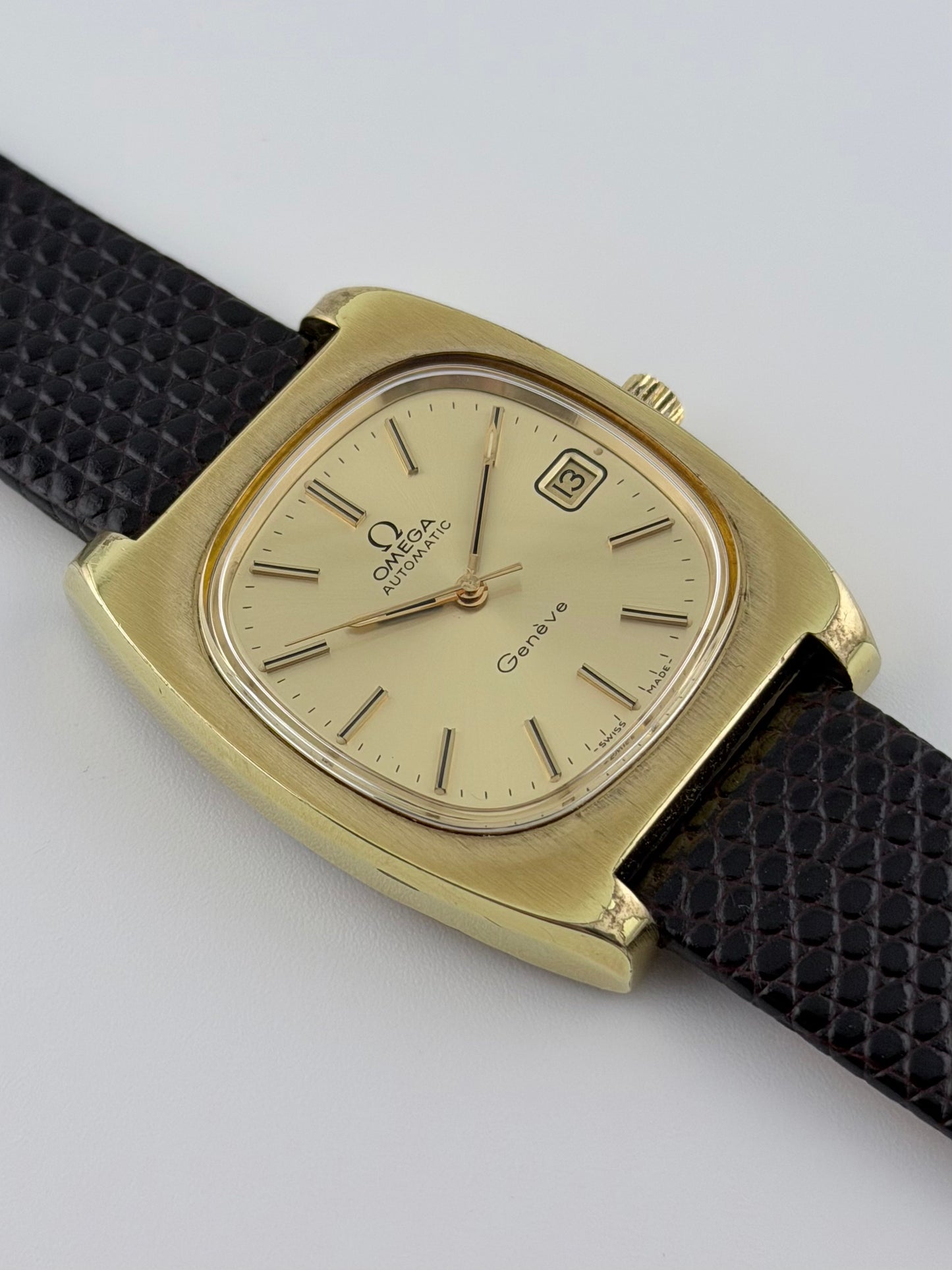 Omega Geneve Automatic Date TV Dial 166.0190