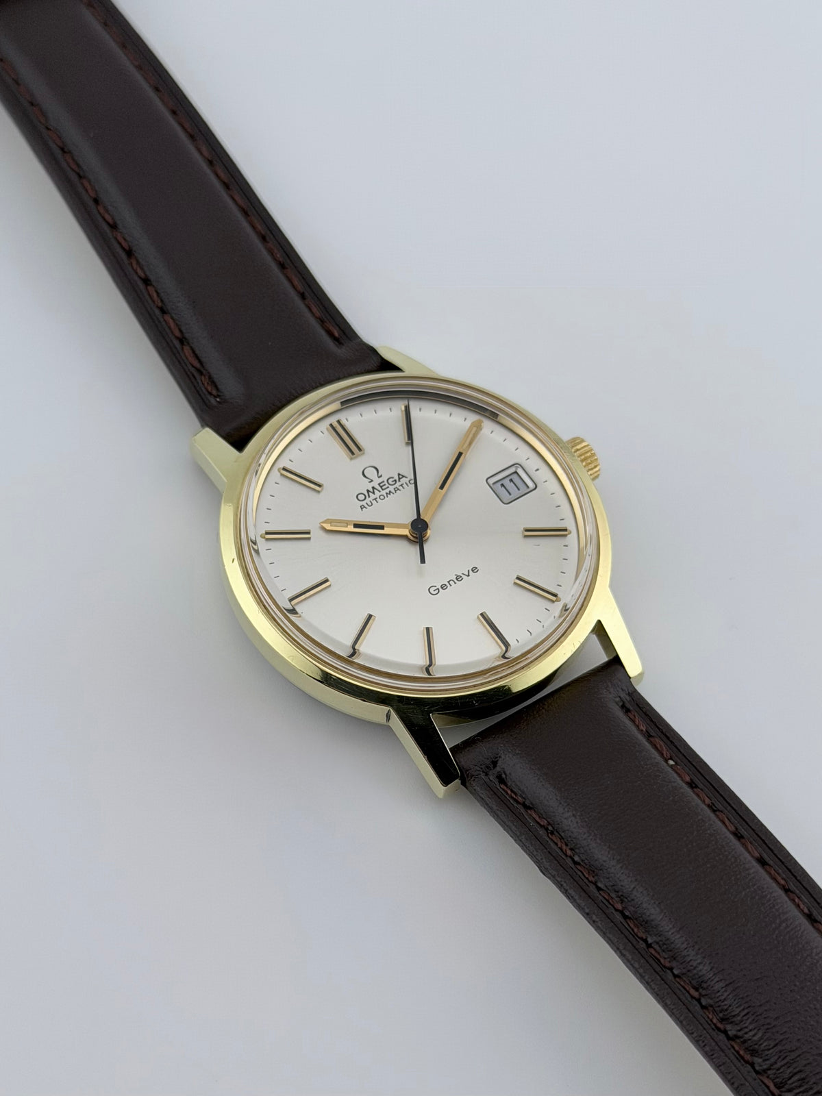 Omega Geneve Automatic Date - 166.0163 - Original Box And Papers