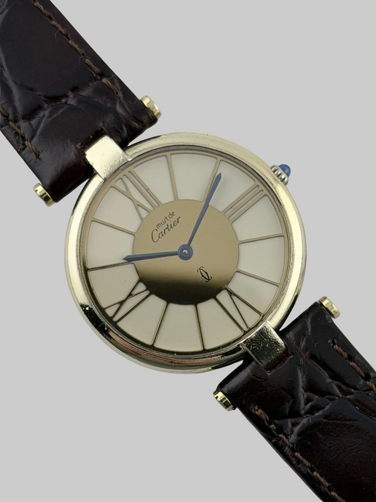 Cartier Must de Cartier Vendome Quartz - 17 - Gold and Ivory Cloisonne Dial
