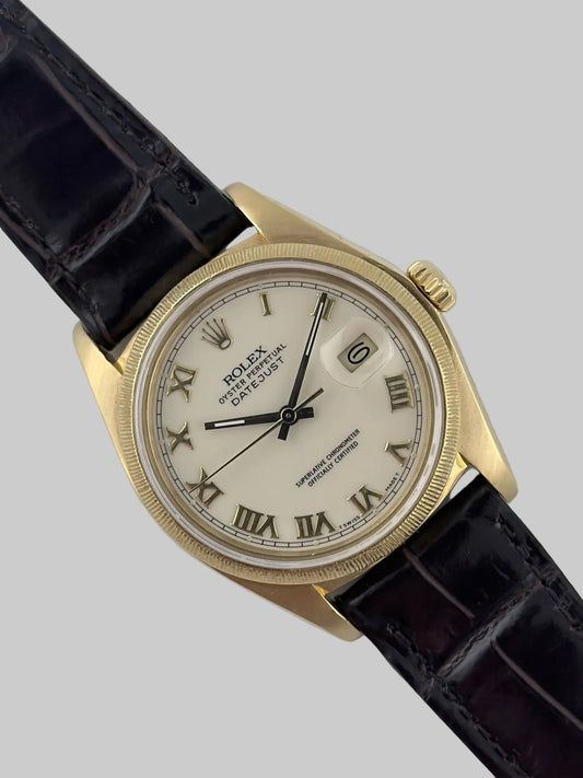 Rolex Oyster Perpetual Datejust - 16078 - 18k Gold - Original Box & Booklets