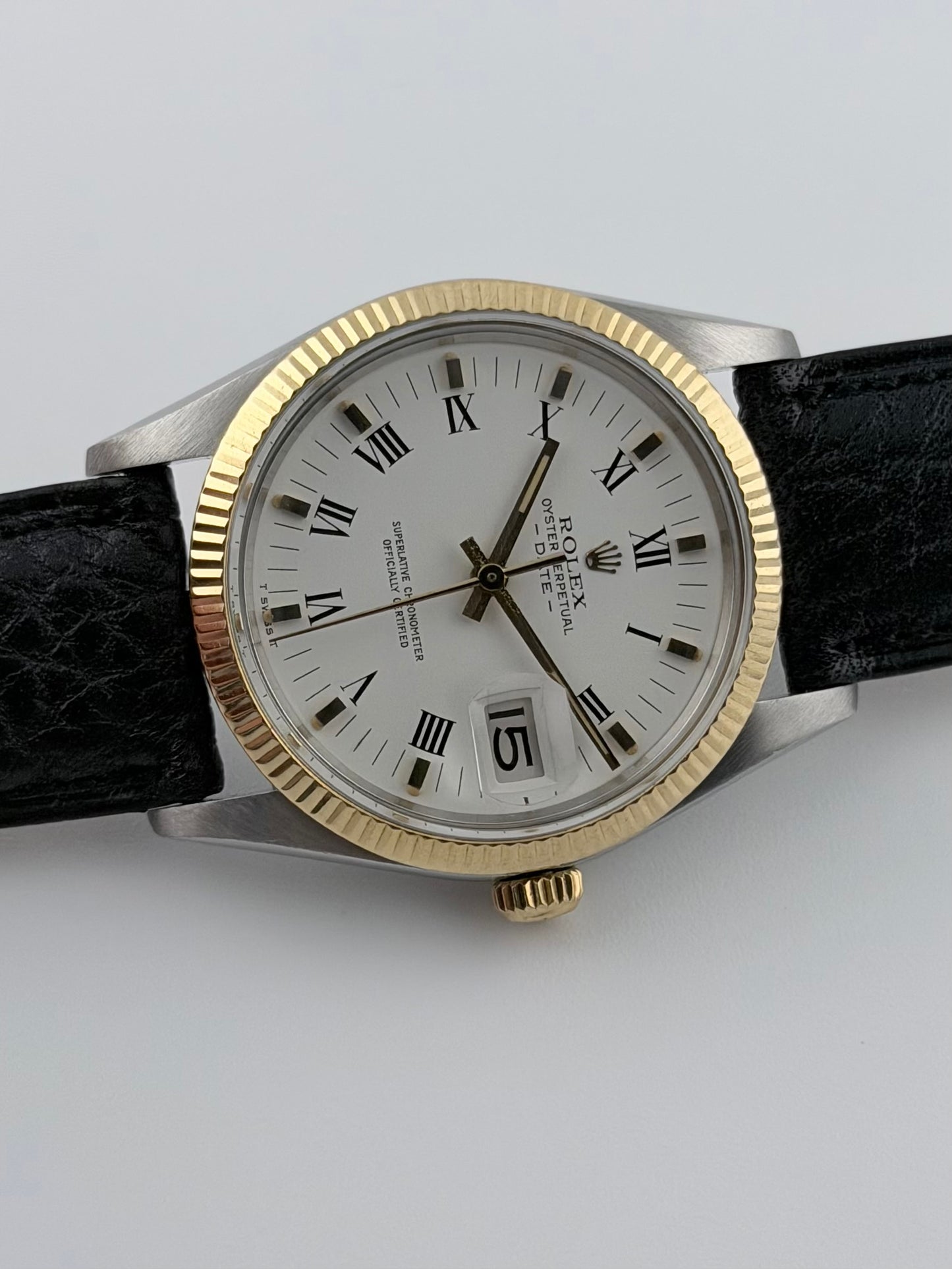 Rolex Oyster Perpetual Date Automatic - 15000 - Rare Buckley Dial