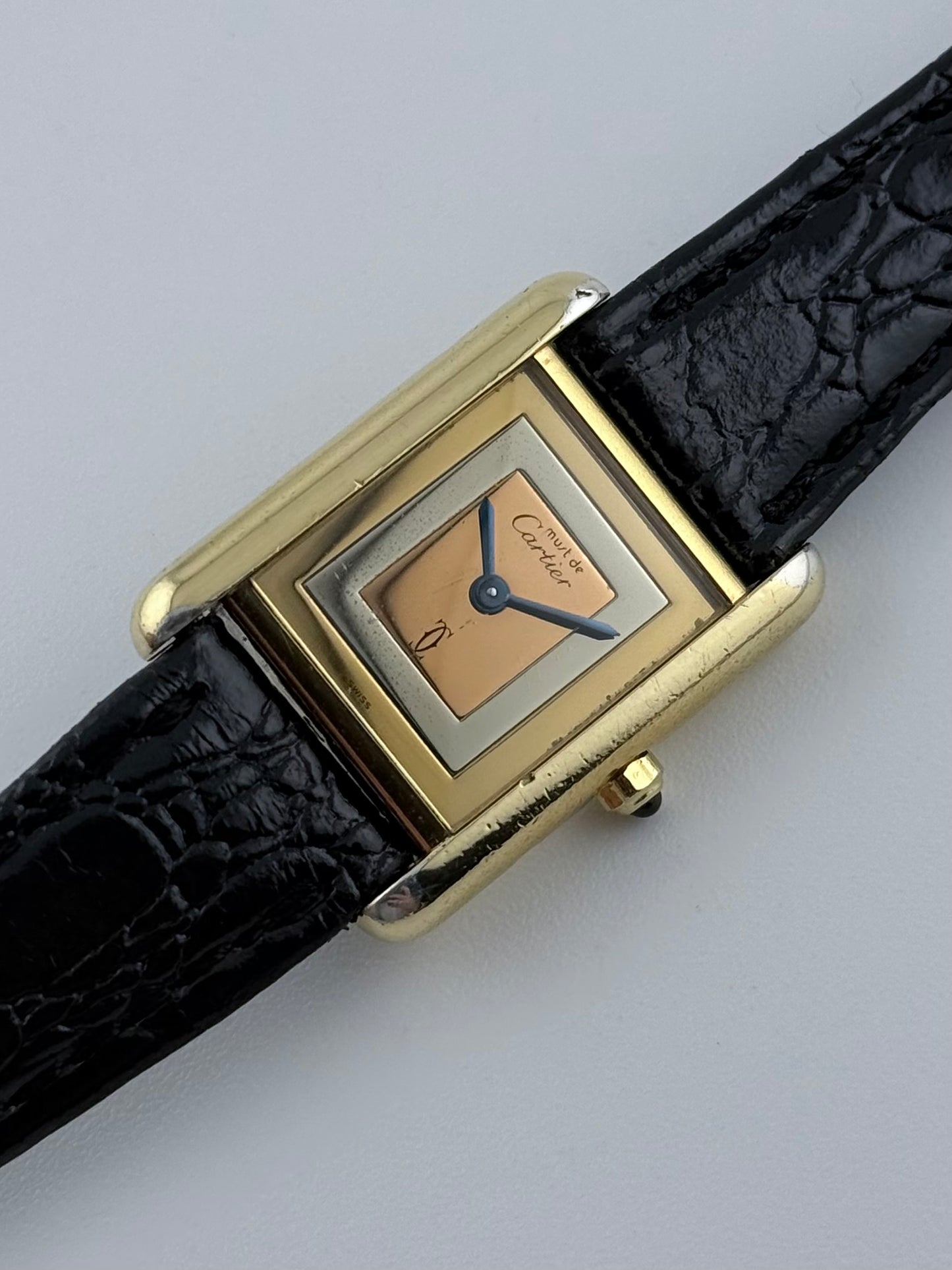 Cartier Must De Paris Tank Quartz - Trinity Dial - Ladies