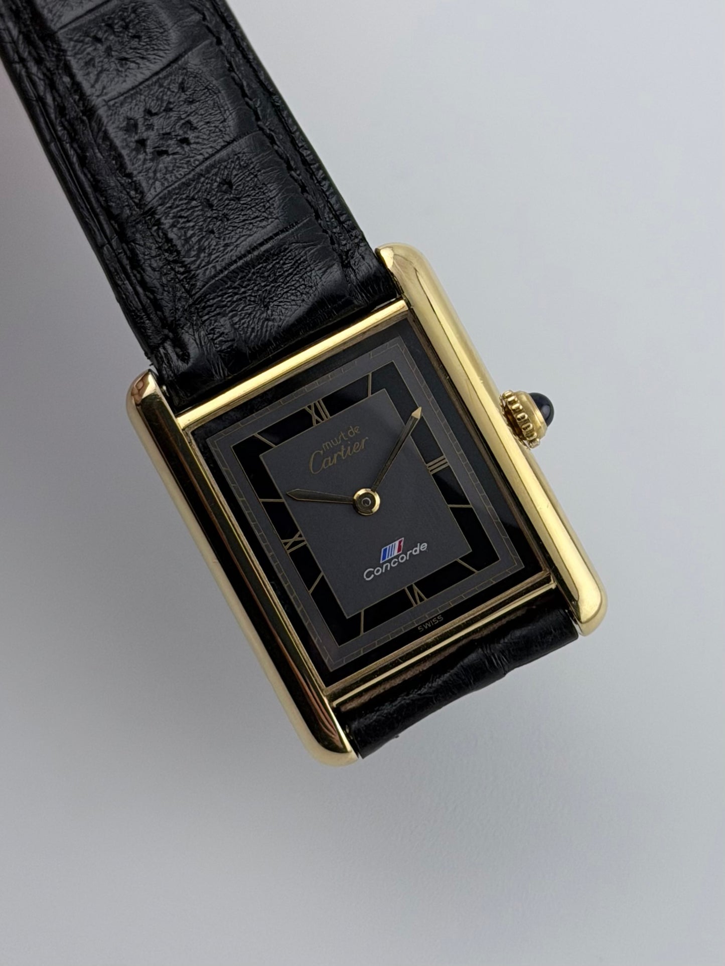 Cartier Must De Tank Quartz - Ultra Rare Off Catalog - Concord