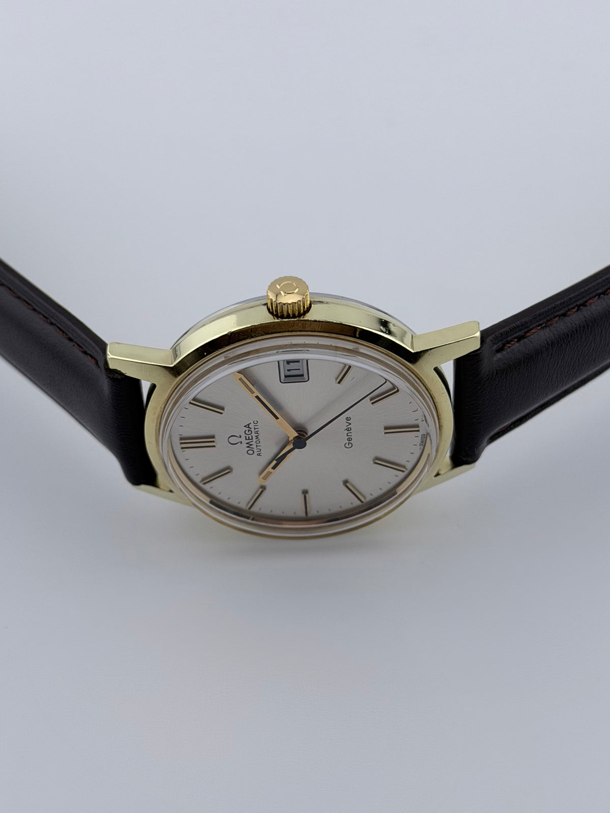 Omega Geneve Automatic Date - 166.0163 - Original Box And Papers