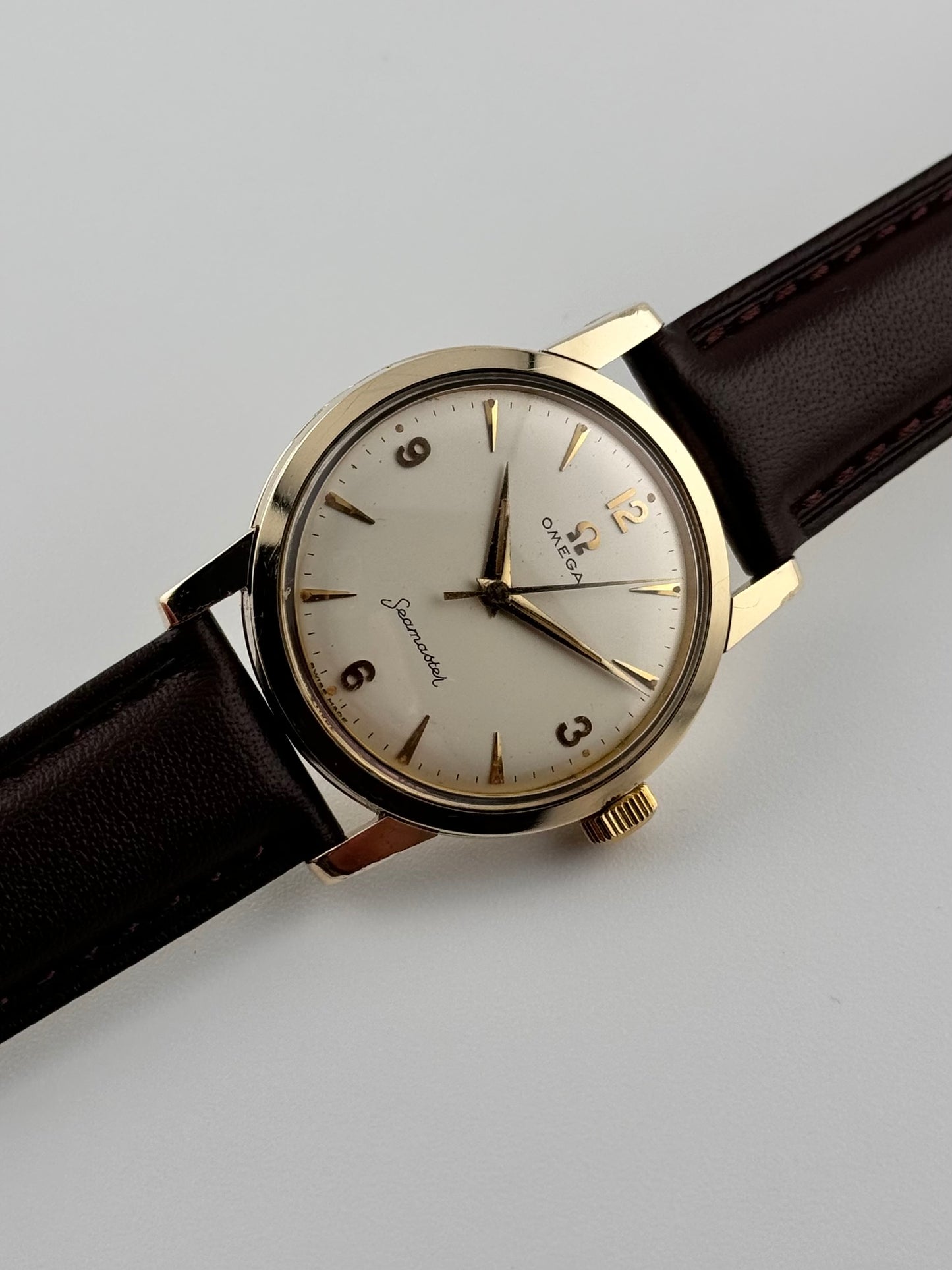 Omega Seamaster Manual Wind 9ct Yellow Gold - 58355