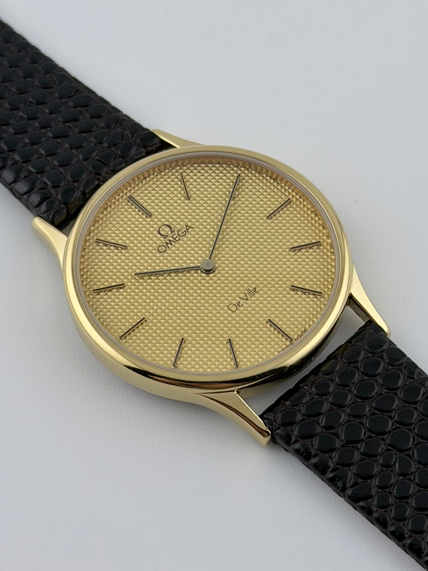 Omega De Ville Quartz 191.0130.1 - Hobnail Dial