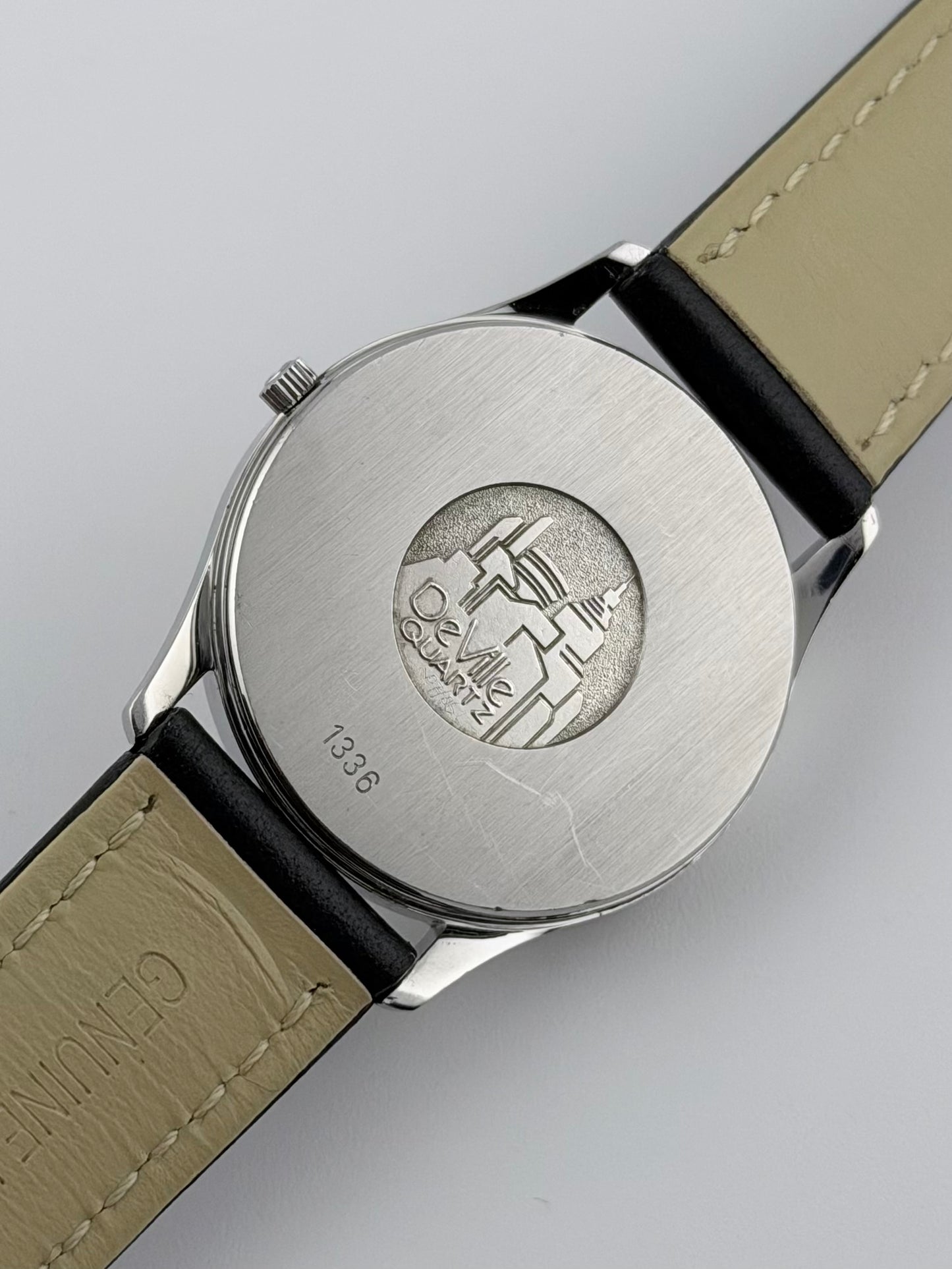 Omega De Ville Quartz - 195.0011 - Honeycomb Dial