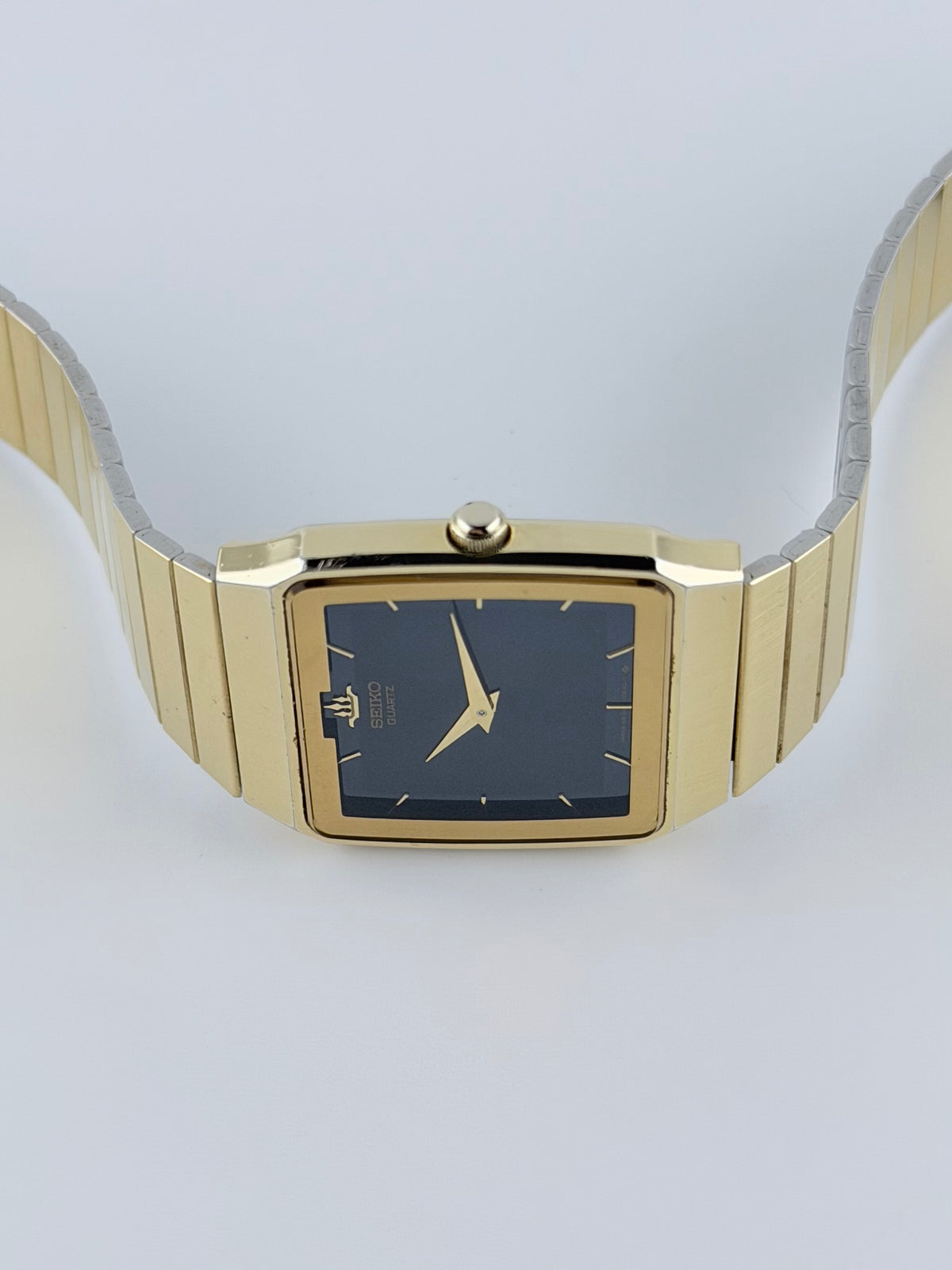 Seiko Tank Quartz Galaxy blue dial! - 6530-5520