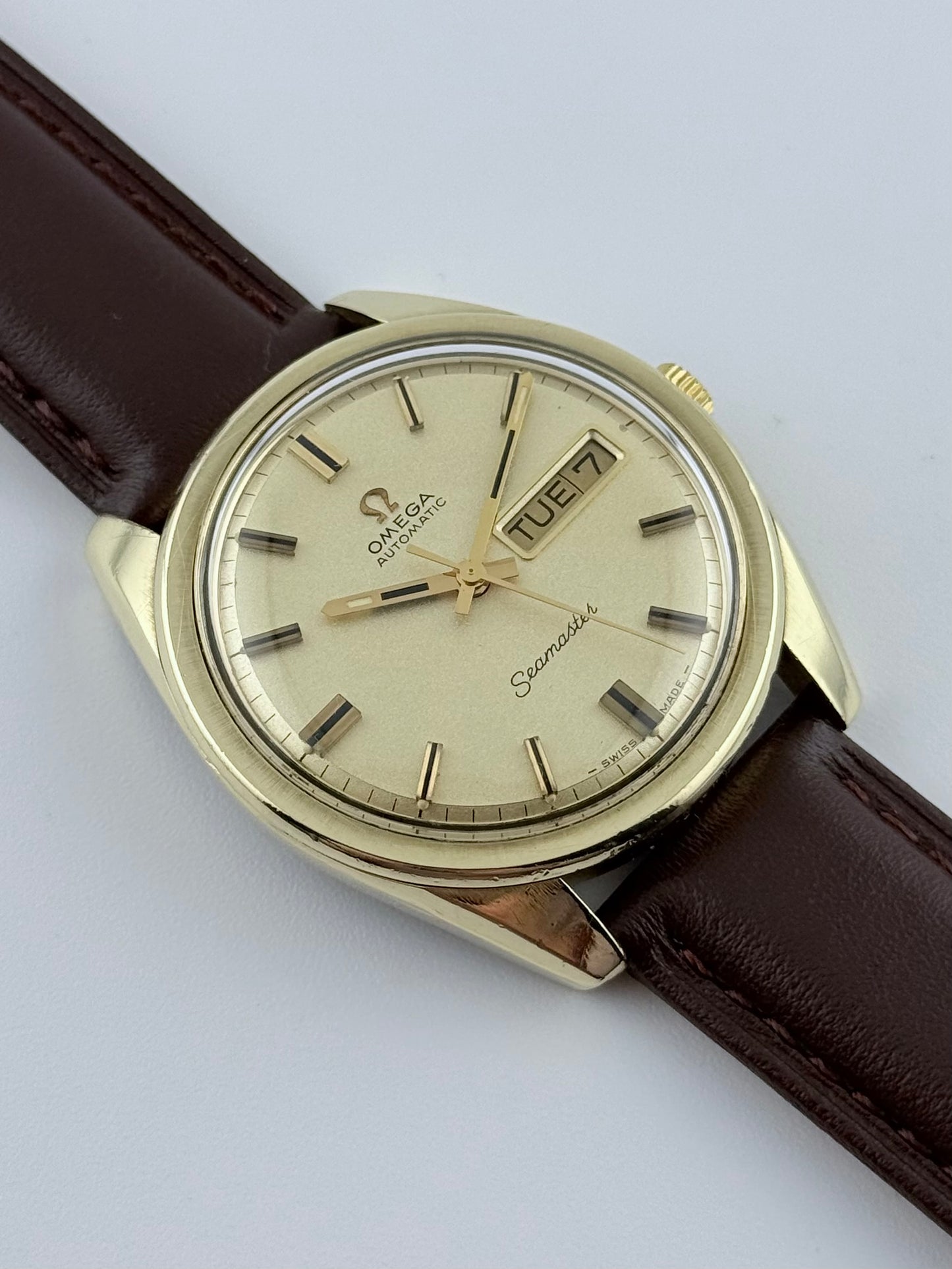 Omega Seamaster Automatic Day-Date Jumbo Pie Pan 166.032