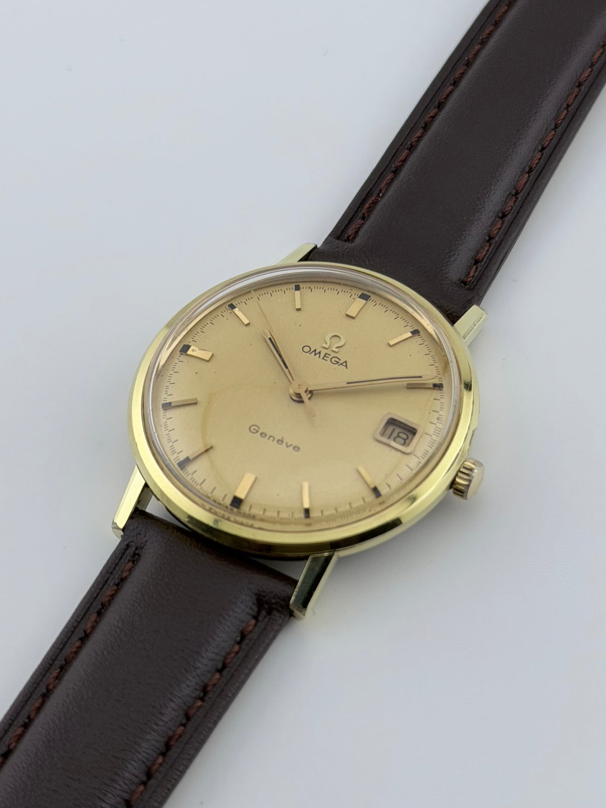 Omega Geneve Manual Date - 132.019SP