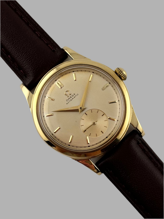 Omega Sub Seconds Automatic Bumper 18ct Yellow Gold