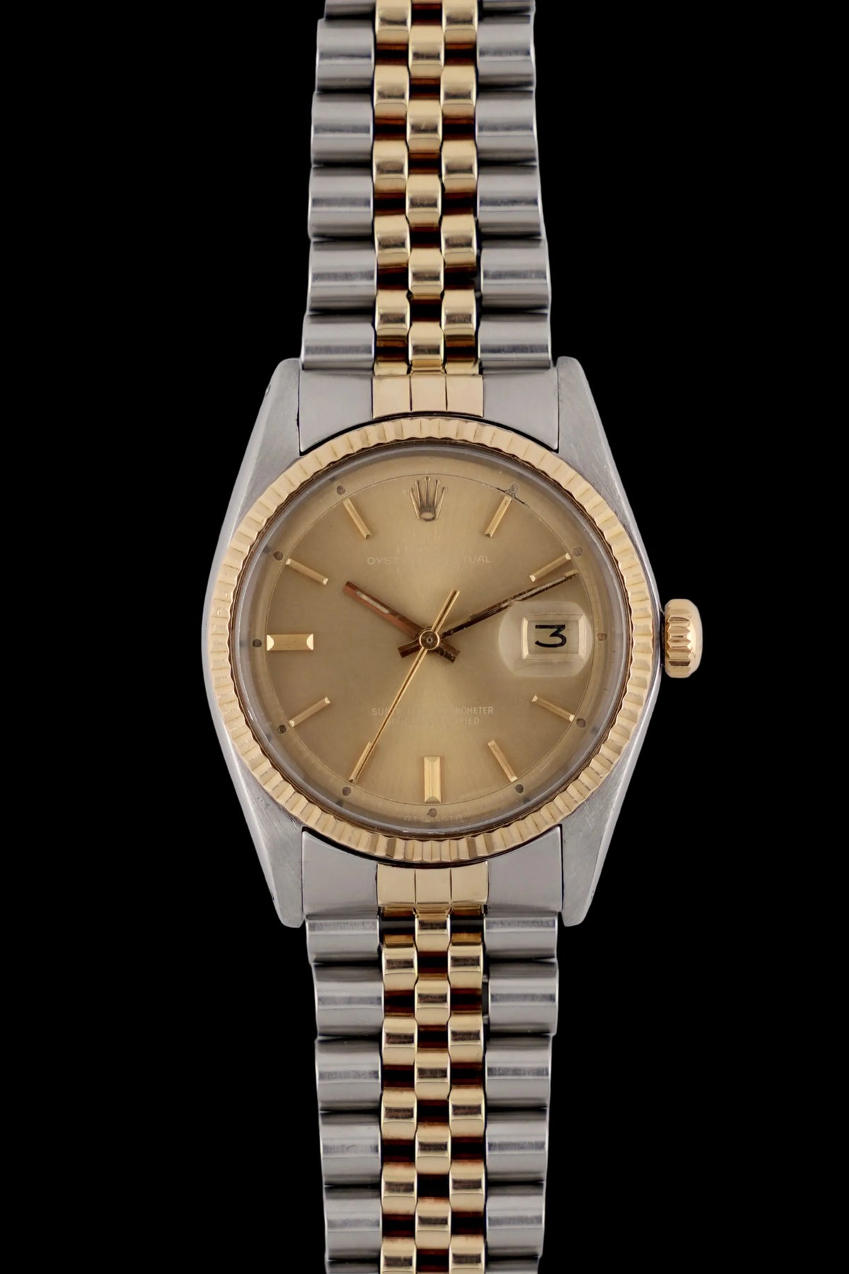 Rolex Datejust Oyster Perpetual 1601 Automatic - Two-Tone - Rare Havana Ghost Dial
