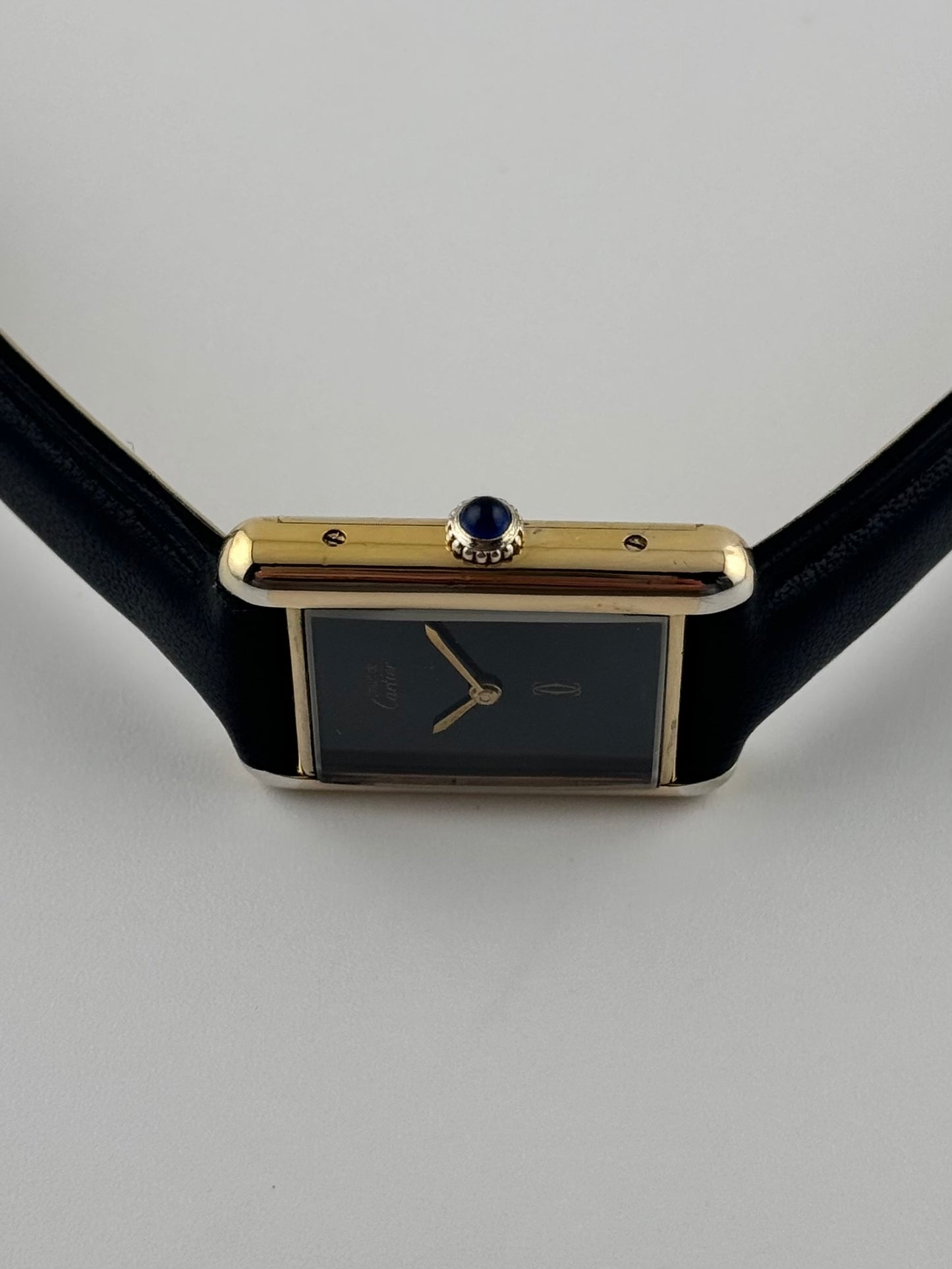 Cartier Must de Cartier Tank - Manual Wind - Black Dial