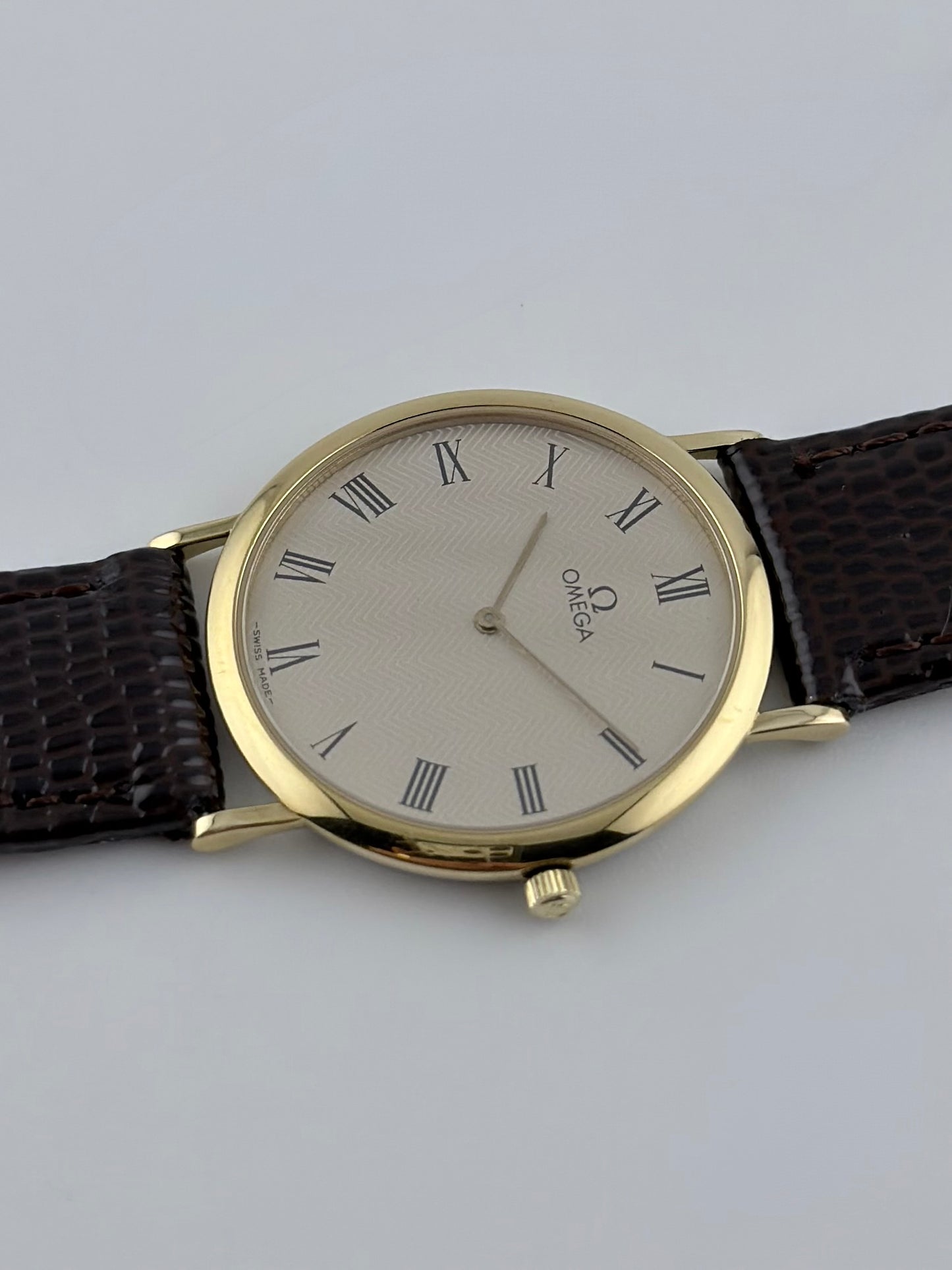 Omega De Ville Quartz 195.0075 - Herringbone Dial
