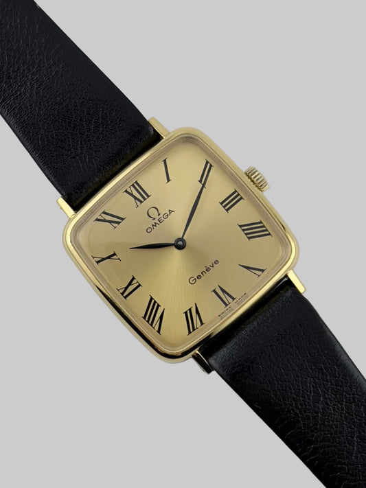 Omega Geneve Tank Manual Wind 511.415 - Original strap and buckle.