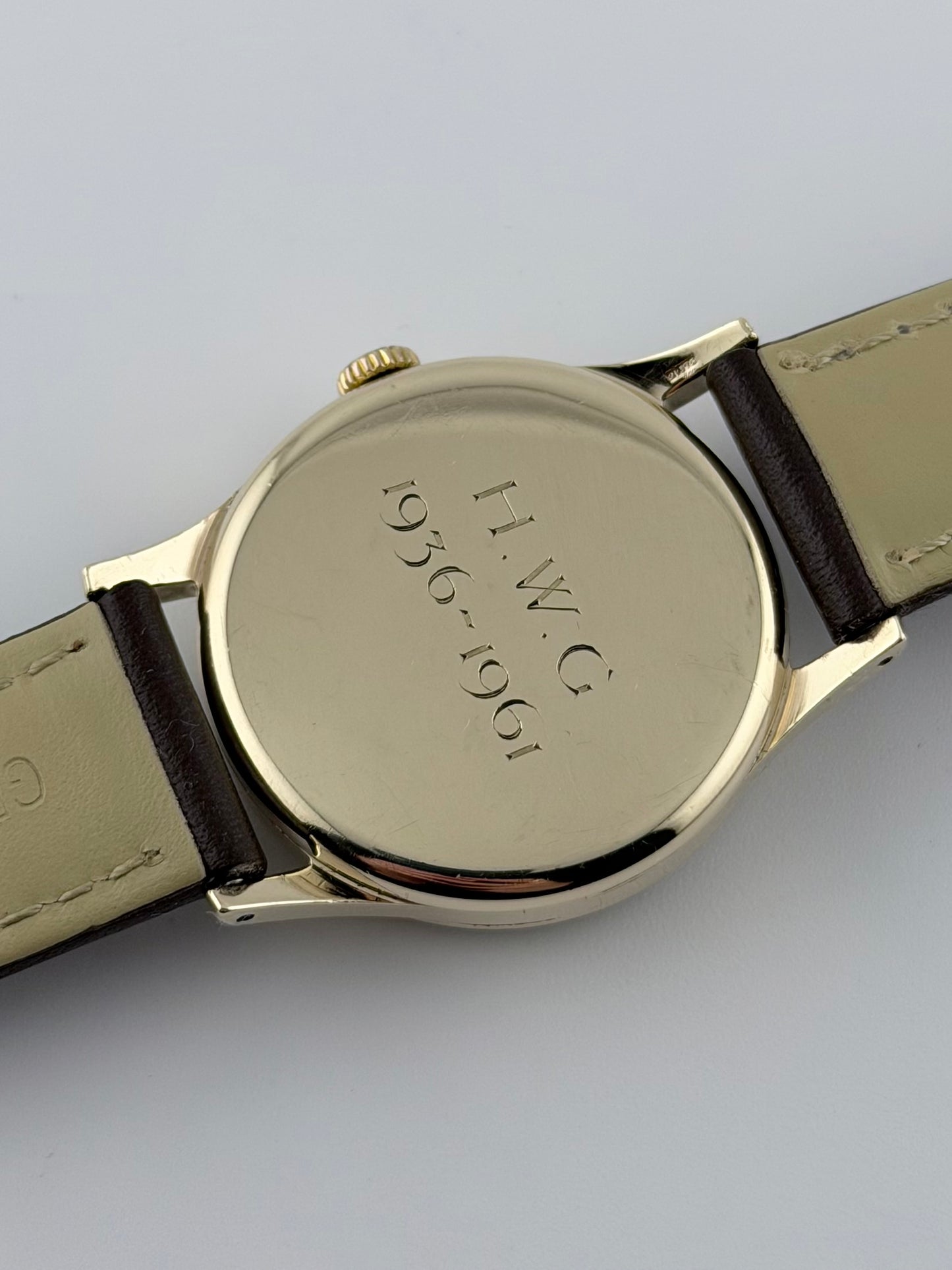 Longines Manual Wind Sub Seconds 9ct Gold