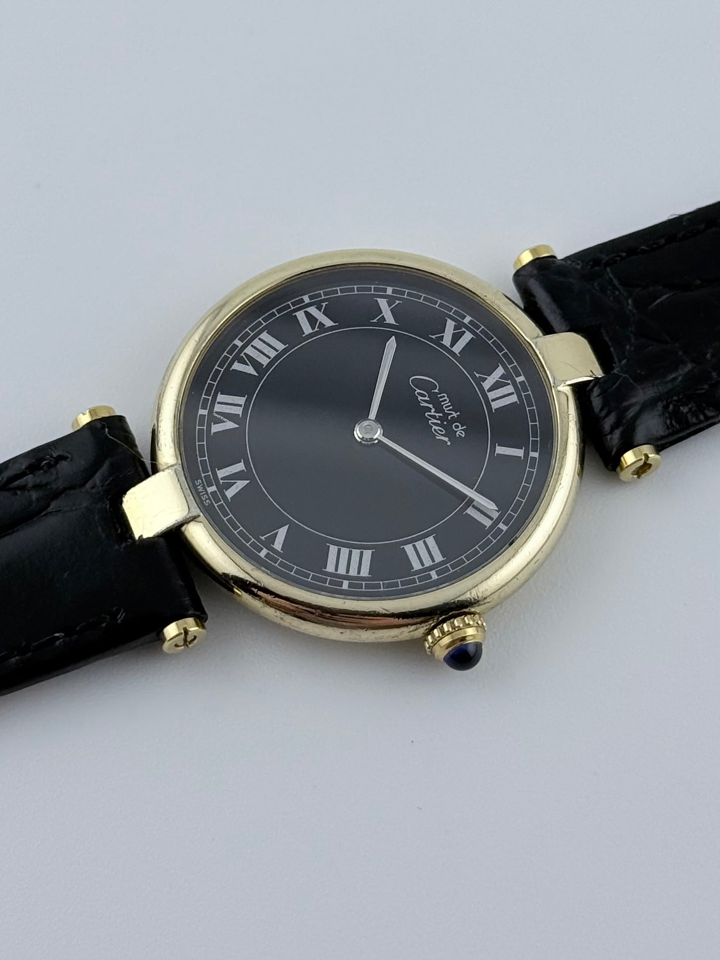 Cartier Must De Vendome Quartz - 17 - Black Dial