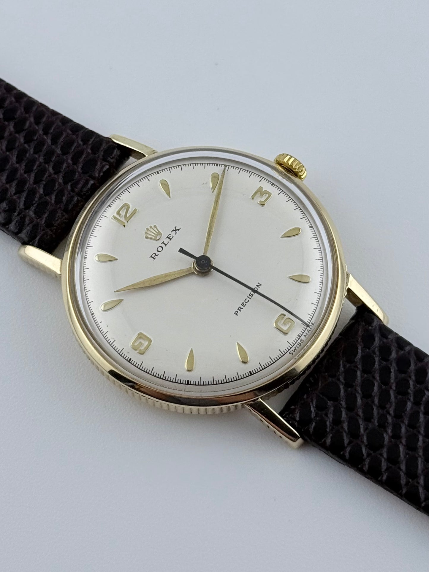 Rolex Precision Manual Wind - 739 - 9ct Gold - Coin Edge