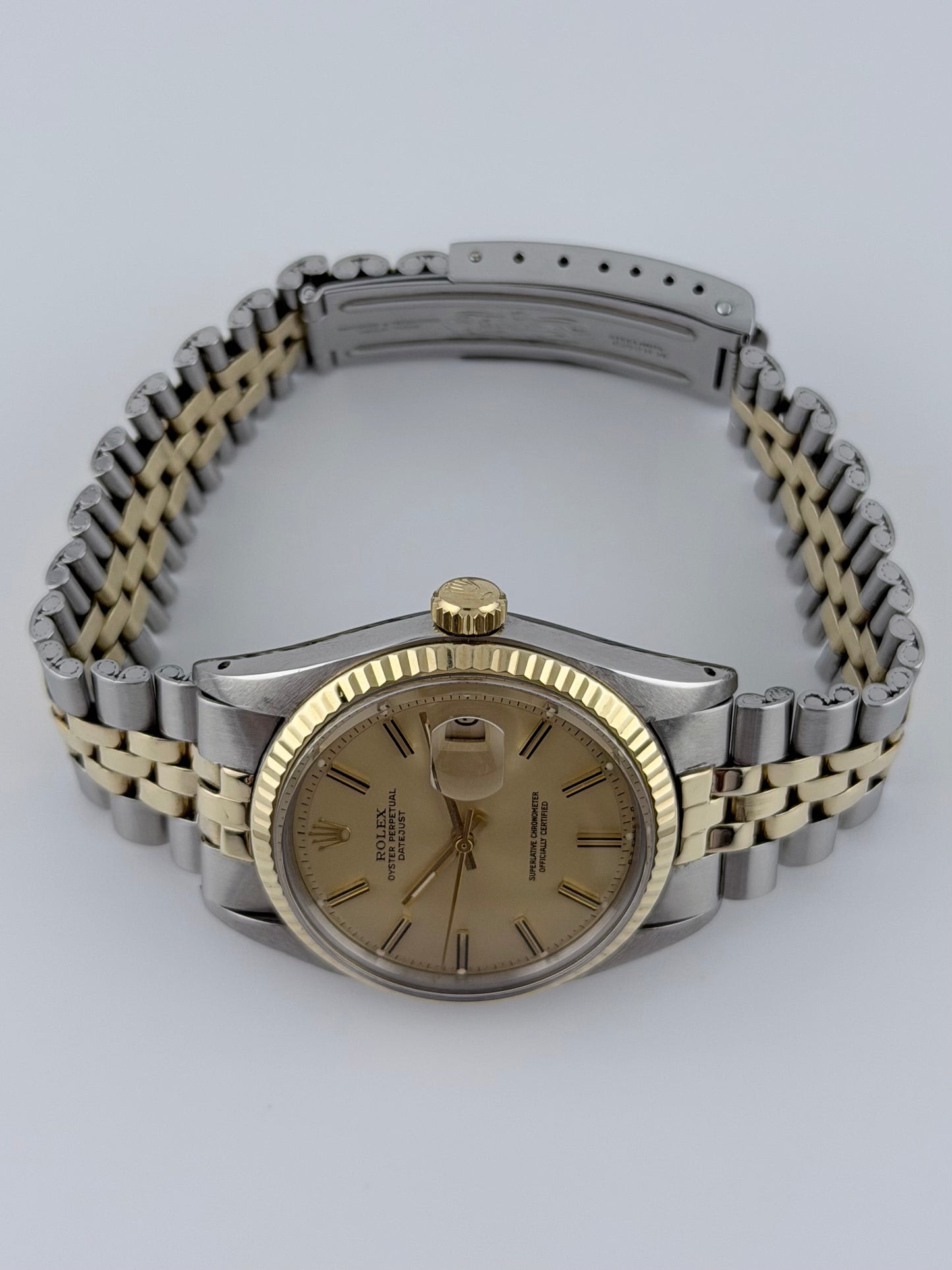Rolex Datejust Oyster Perpetual - 1601 - “Wide Boy” - Box and Booklets