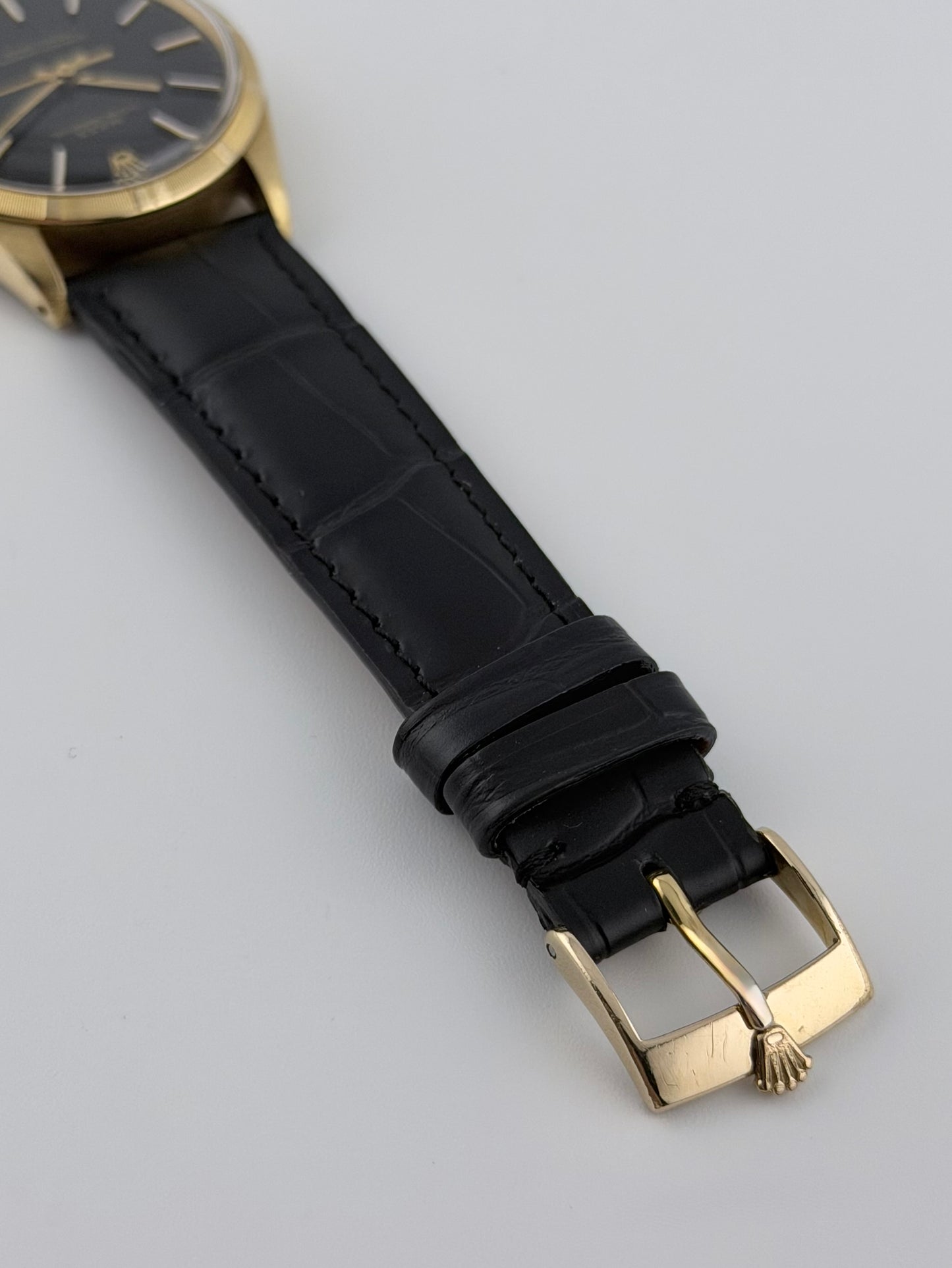 Rolex Oyster Perpetual - 1003 - 18kt Gold - Rare Black Dial