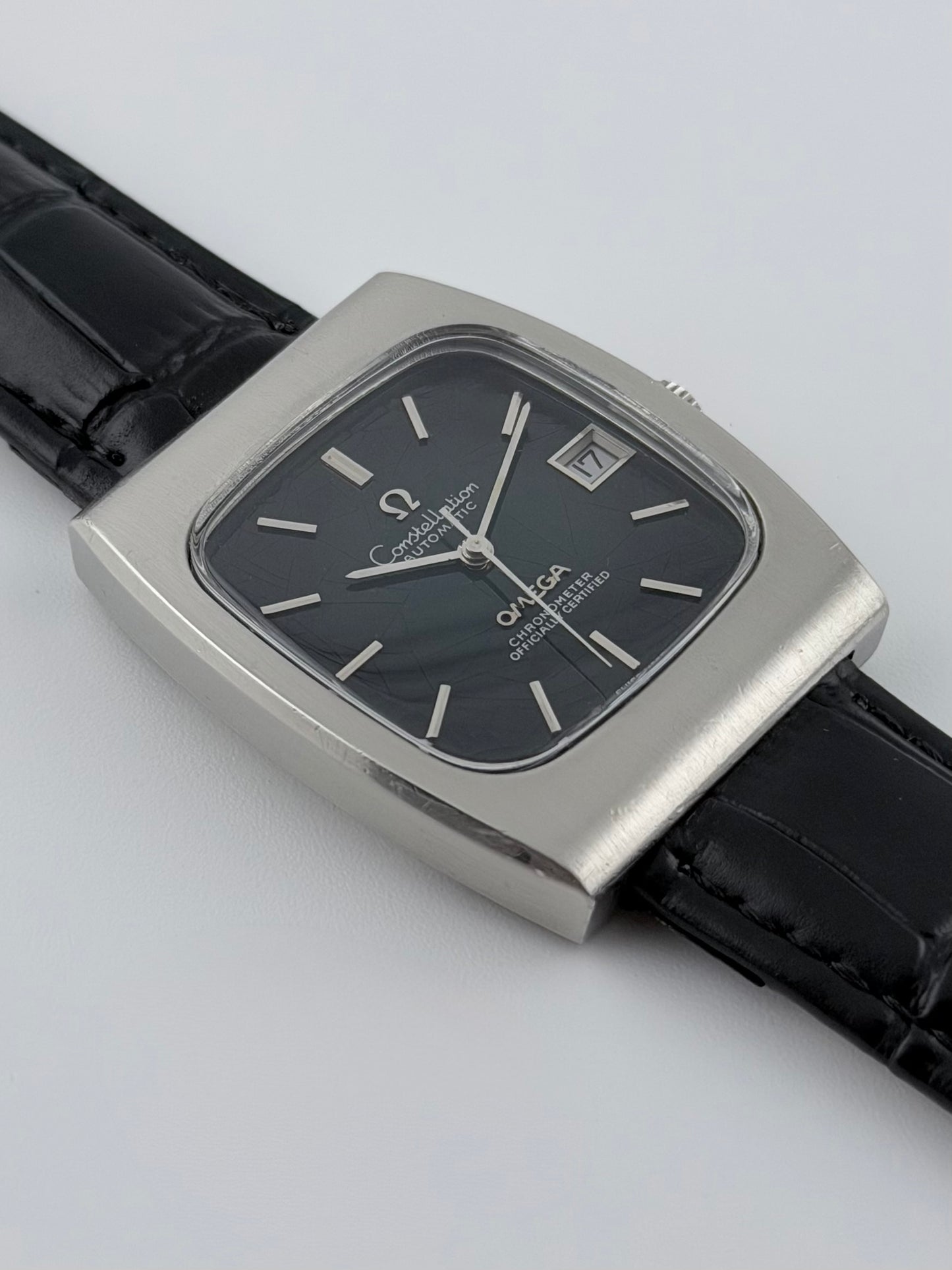 Omega Constellation Chronometer Automatic Date 168.0058 - Rare Green Vignette Dial