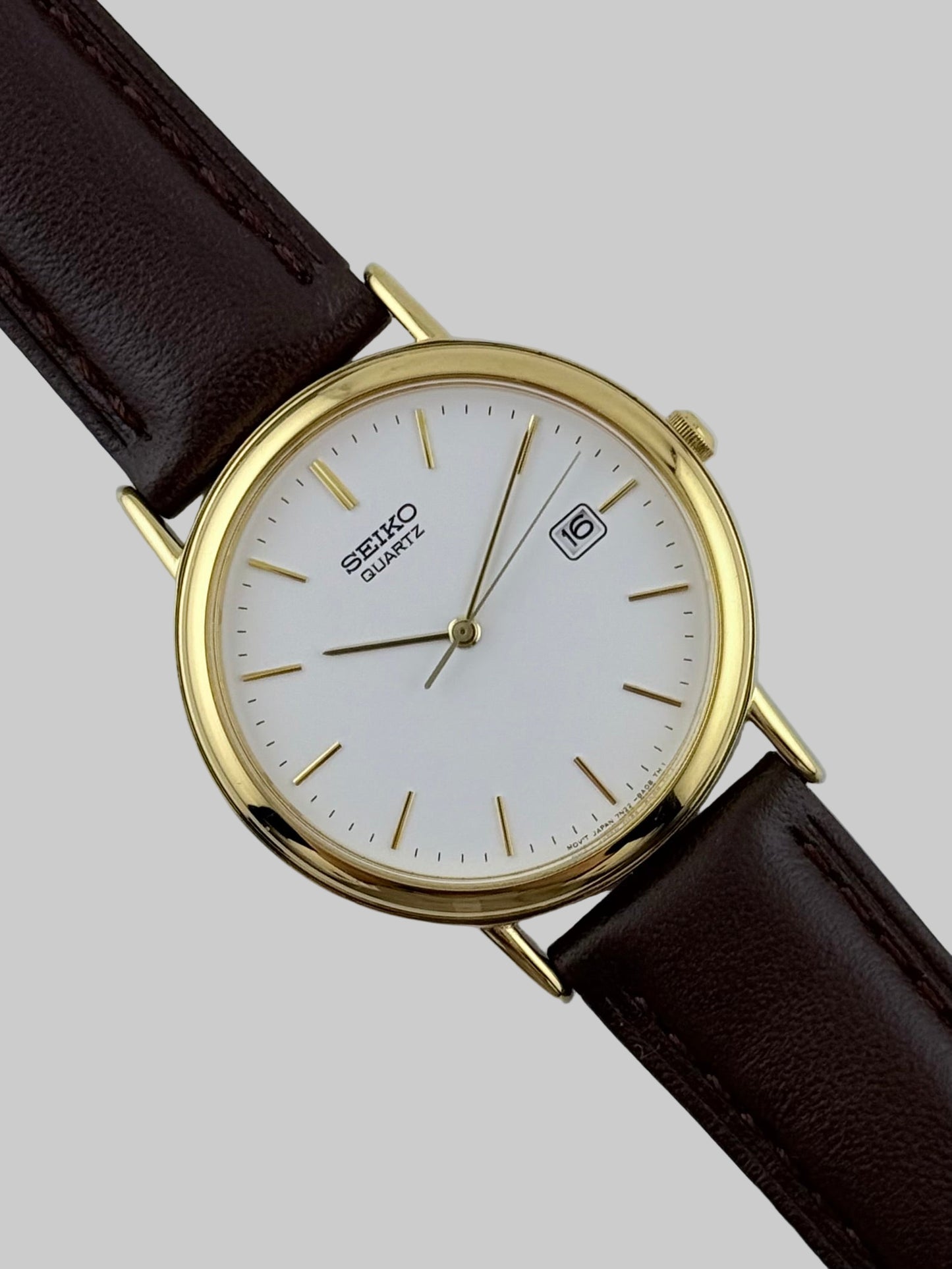 Seiko Quartz Date Dress Watch - 7N22-8A00