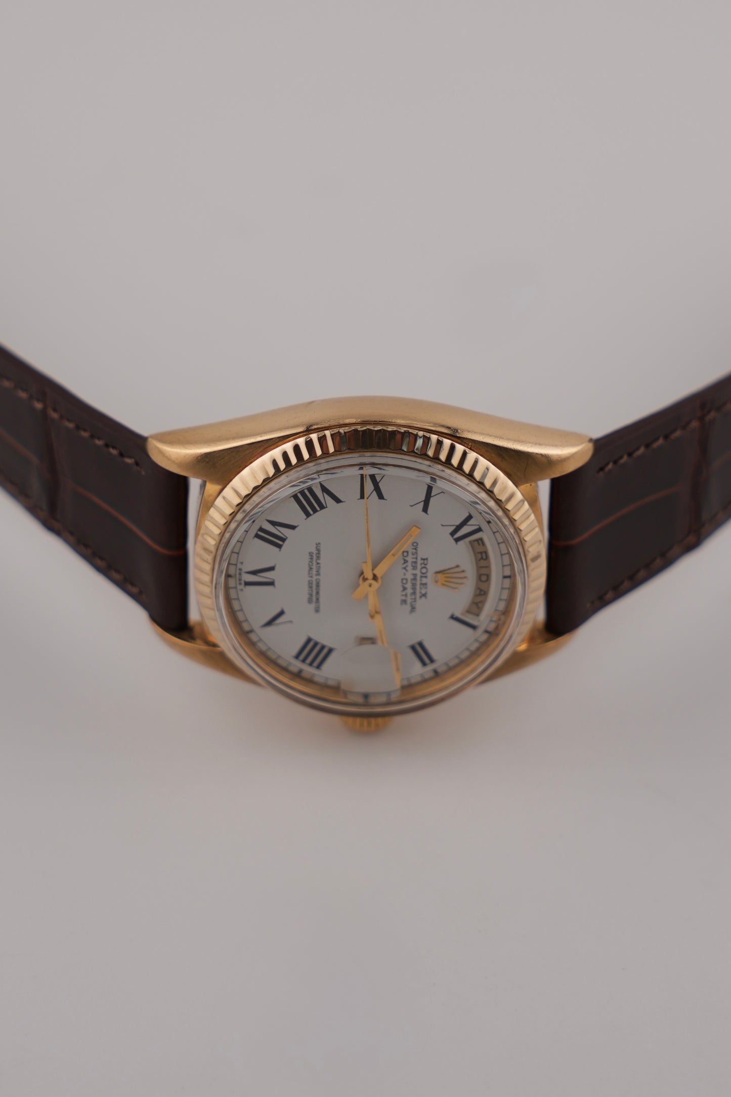 Rolex Oyster Perpetual Day-Date - 1803 Solid 18ct Gold - Rare Buckley Dial