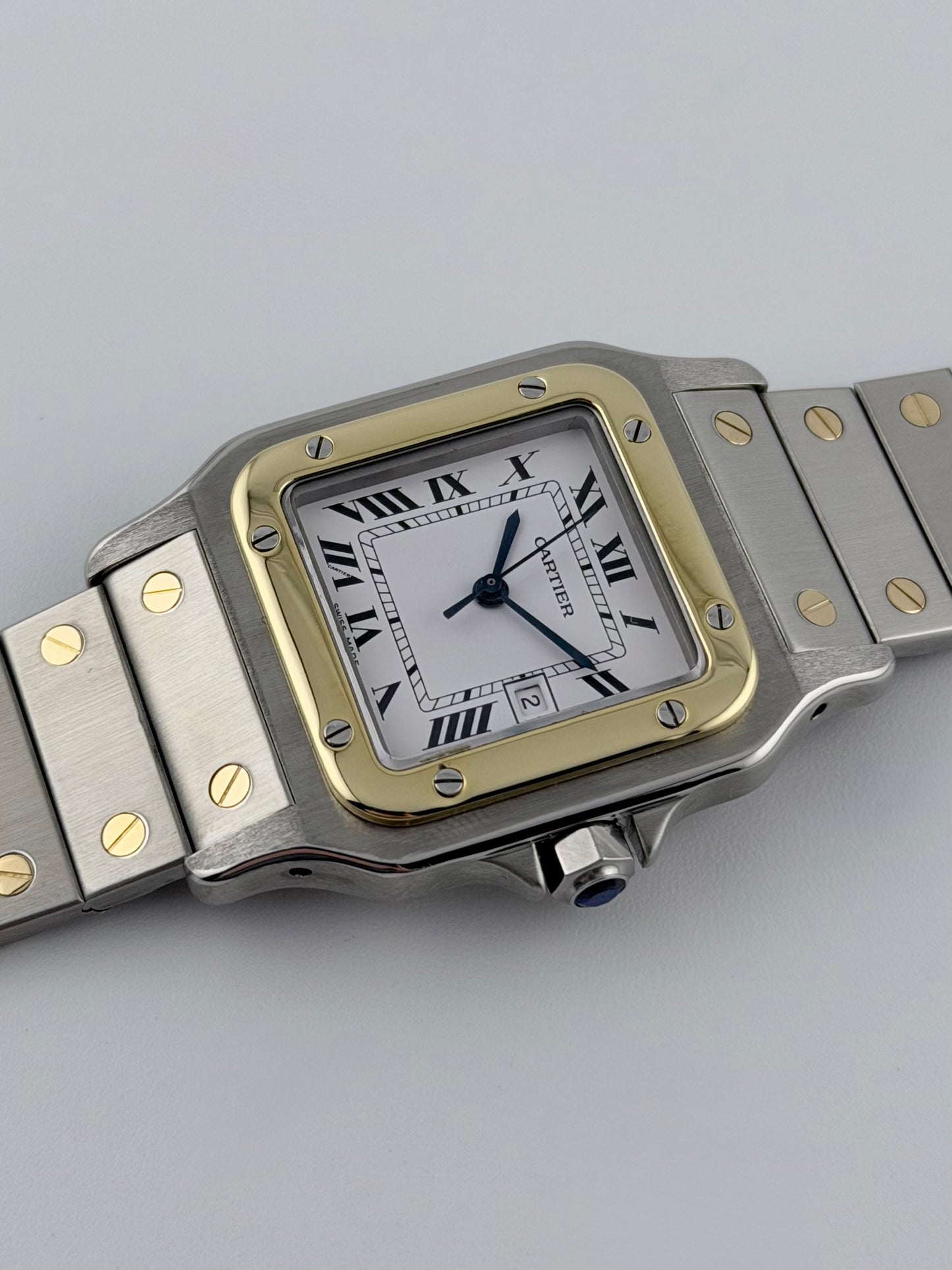 Cartier Santos Carree Automatic Date - Bi Metal - 2961