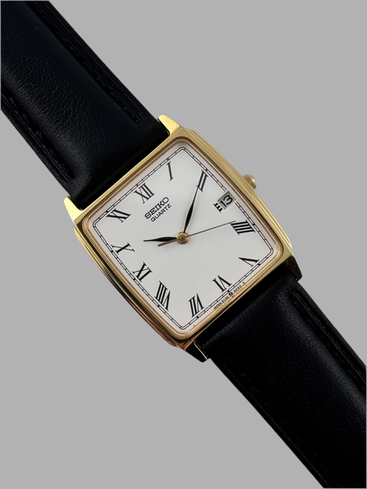 Seiko Tank Quartz Date - 5Y32-5000