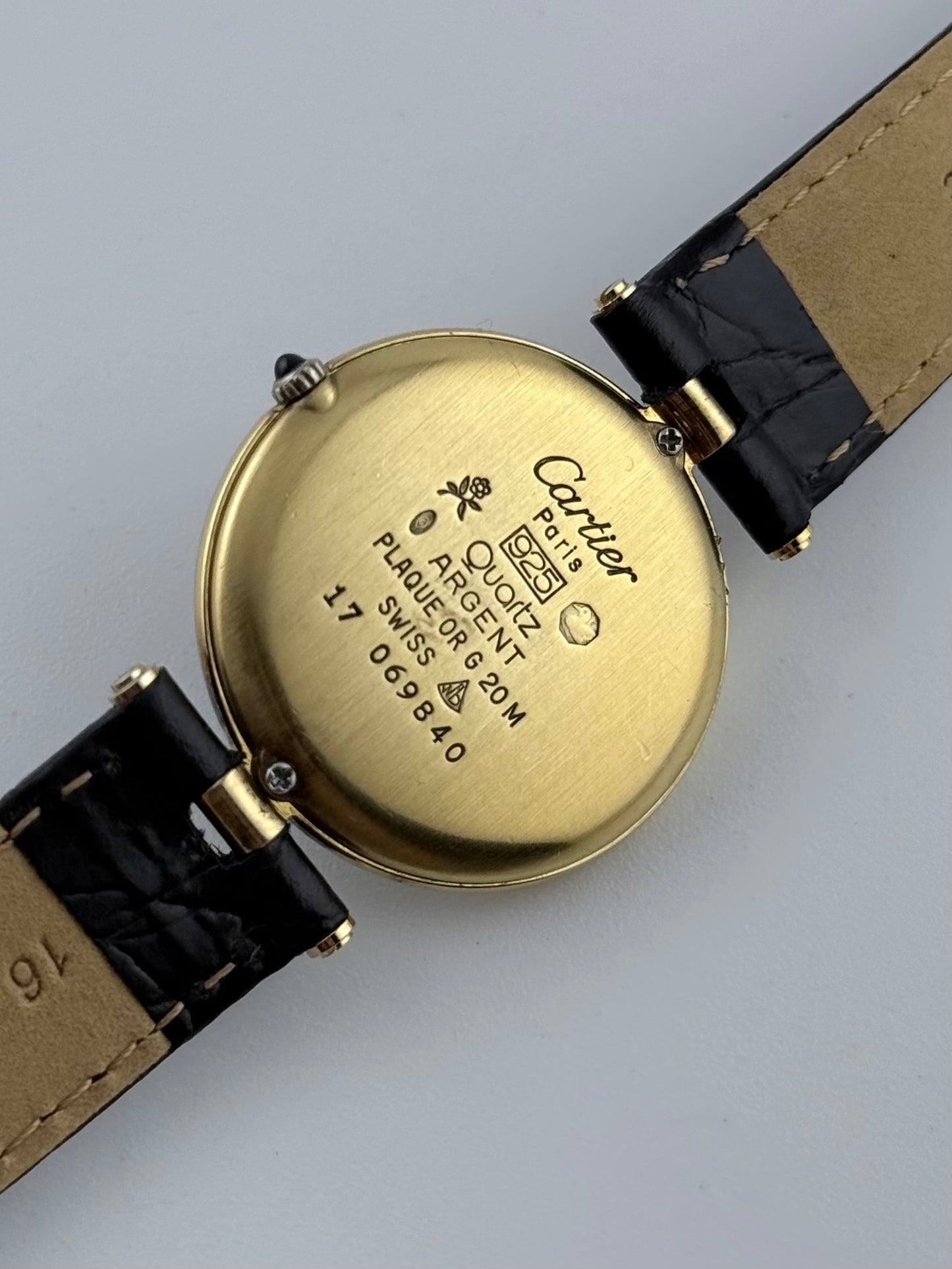 Cartier Must De Vendome Quartz - 17 - Lapis Lazuli effect Dial