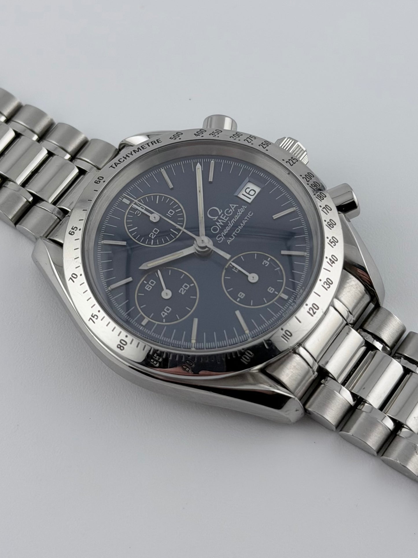 Omega Speedmaster Automatic Chronograph Date - 175.0043 Blue Sunburst Dial