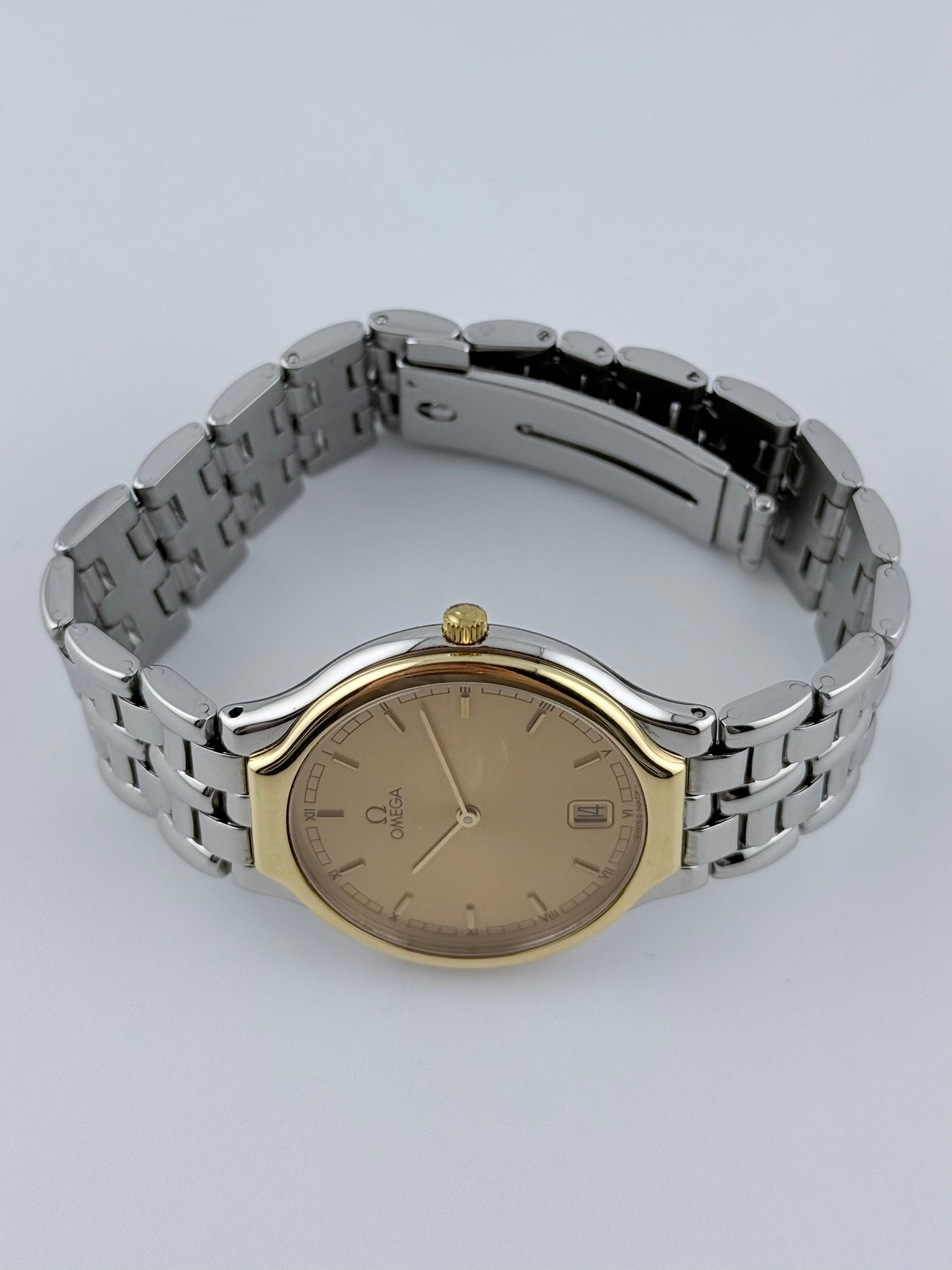 Omega De Ville Quartz Date - 196.0316 Two Tone