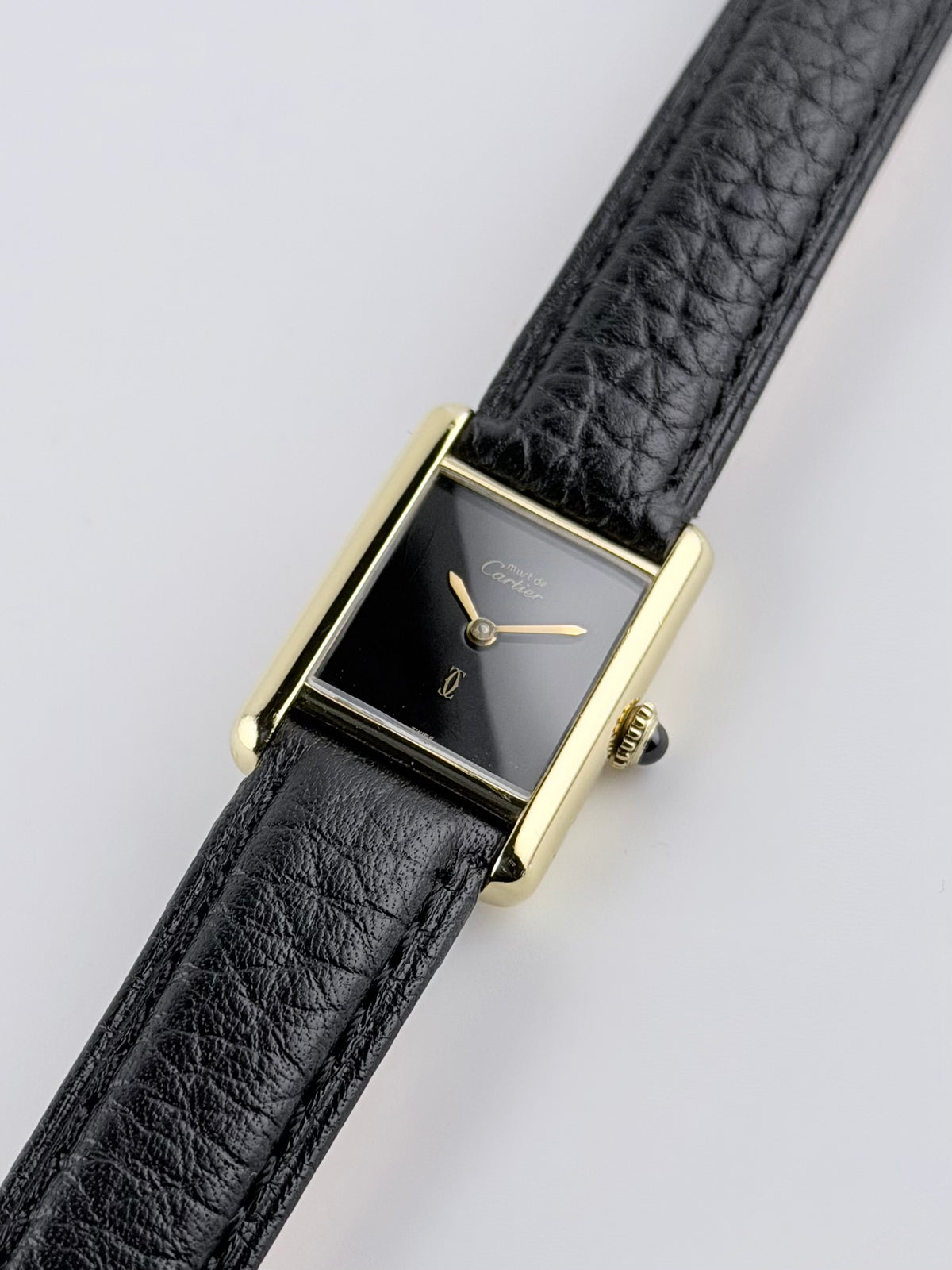 Cartier Must De Tank Paris Manual Wind - 3 - Black Dial - Ladies