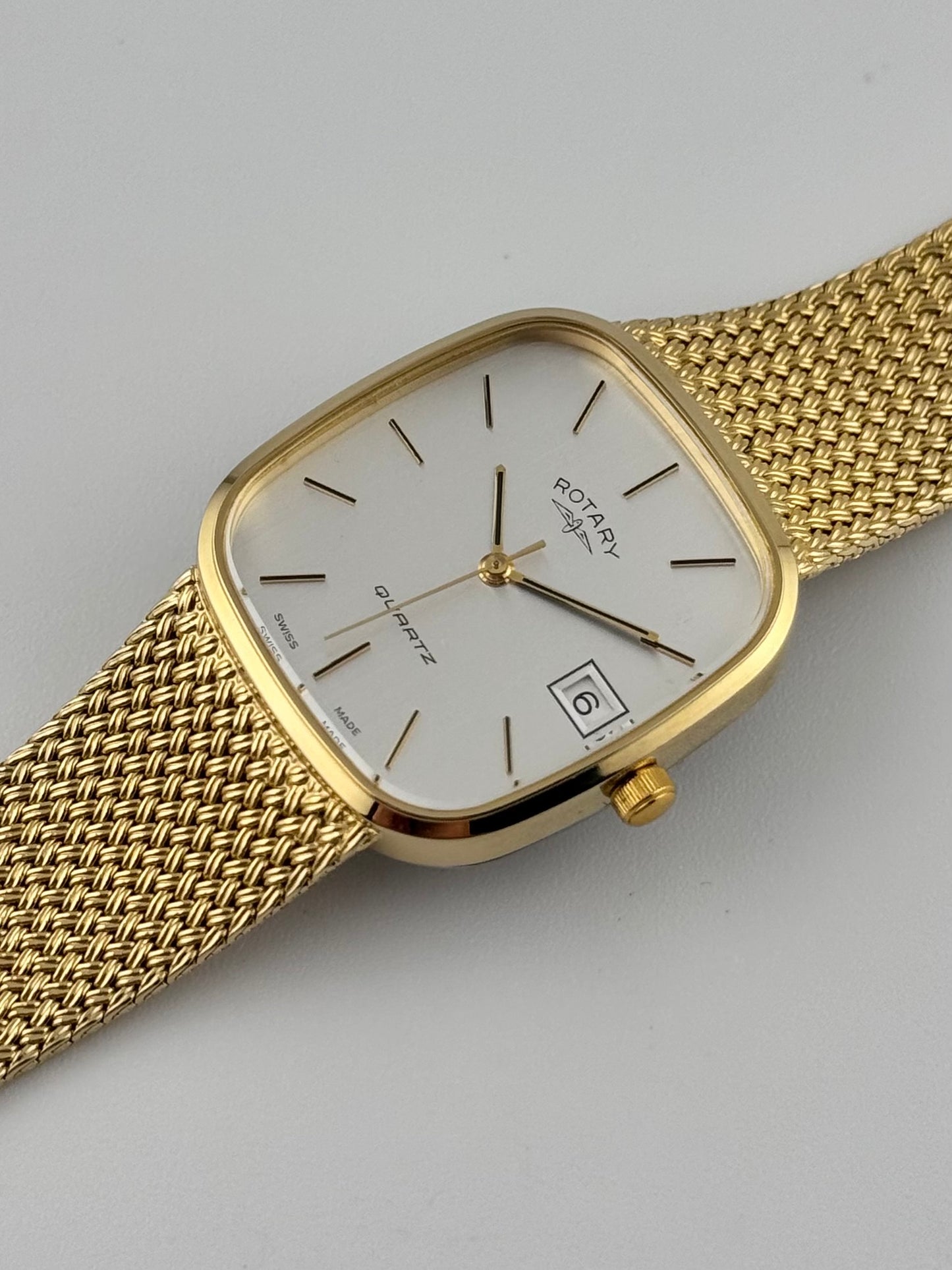 Rotary Quartz Date Dress Watch with Box