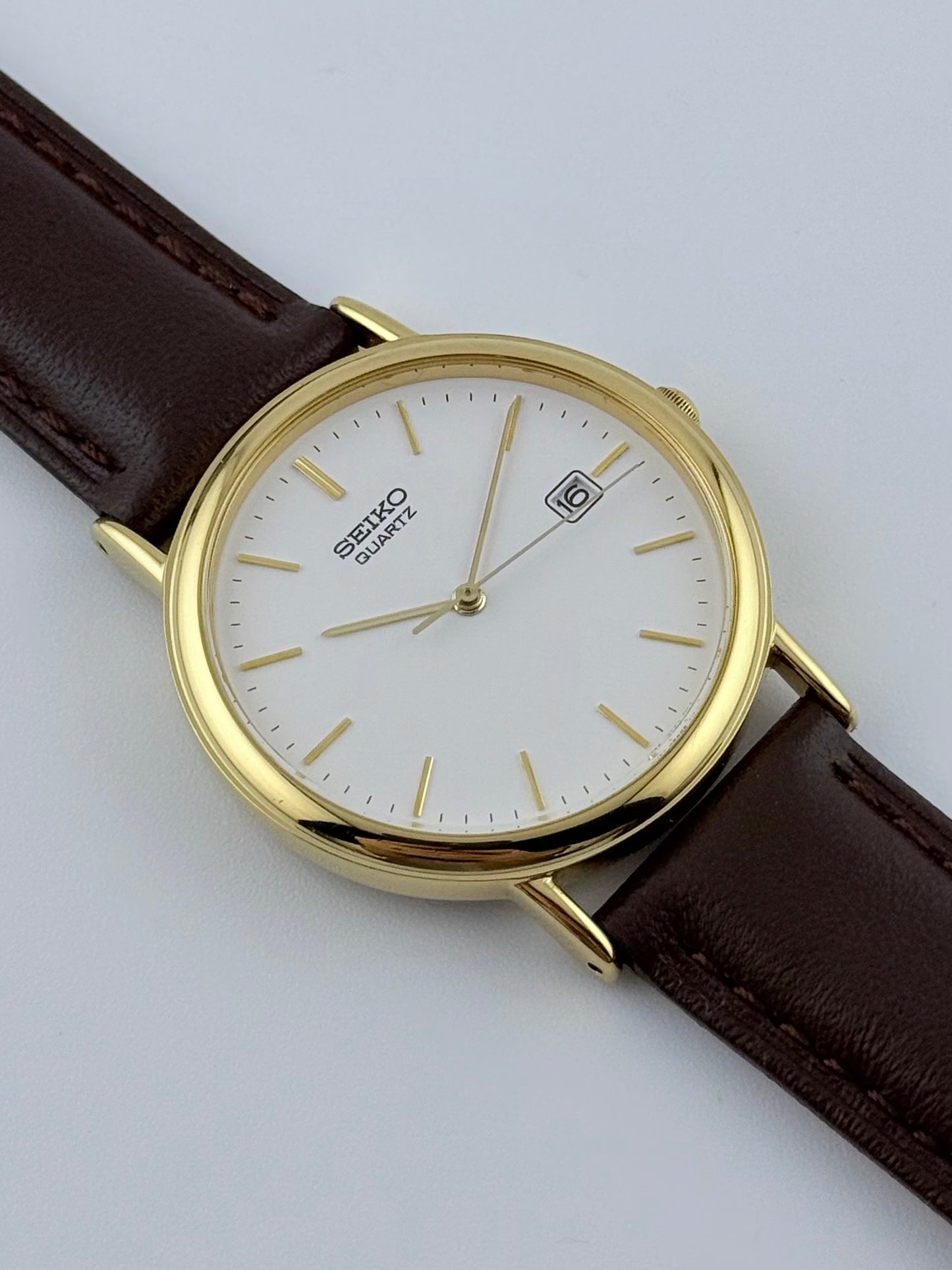 Seiko Quartz Date Dress Watch - 7N22-8A00