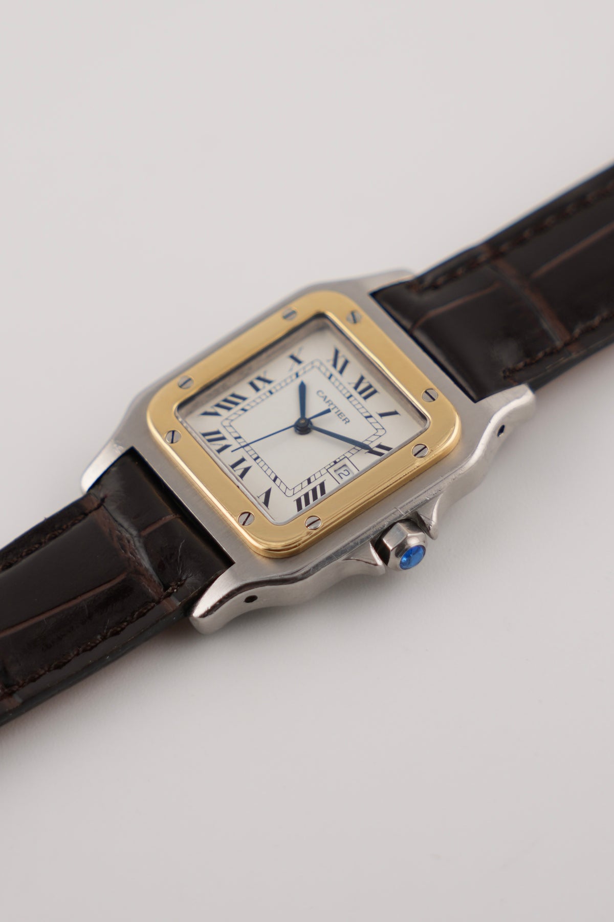 Cartier Santos Carree Automatic Date - Bi Metal - 2961