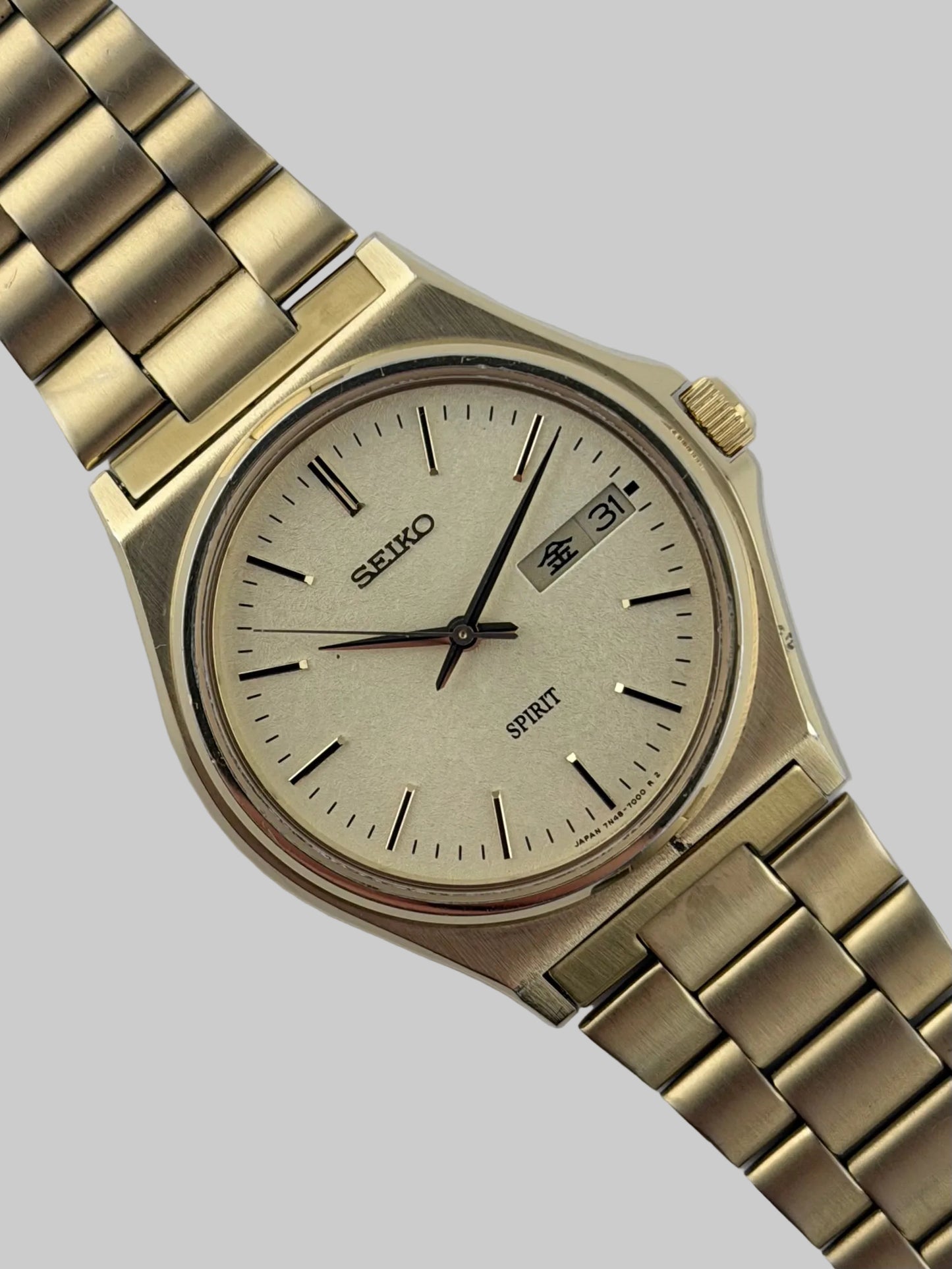 Seiko Spirit Quartz JDM Day Date - 7N48-7000