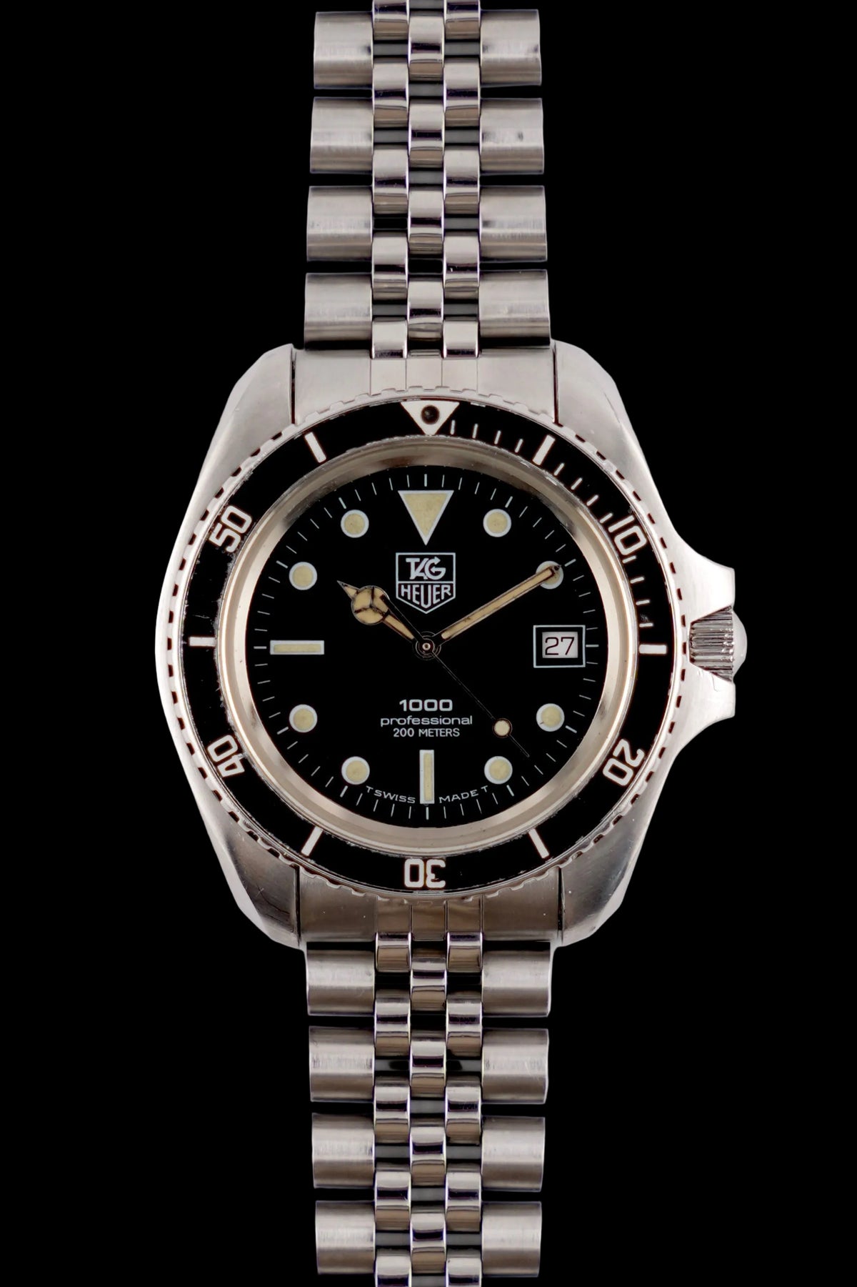 Tag Heuer Professional 1000 Quartz Date 200m - 980.0061 - Rare Jumbo