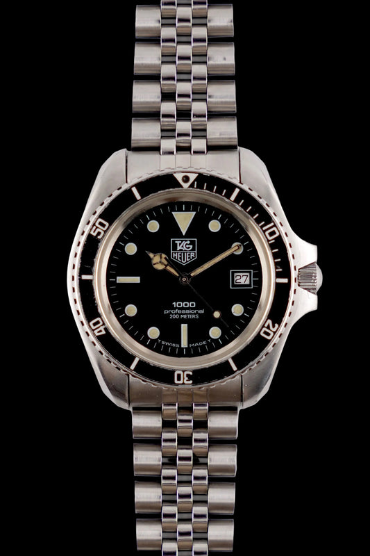 Tag Heuer Professional 1000 Quartz Date 200m - 980.0061 - Rare Jumbo