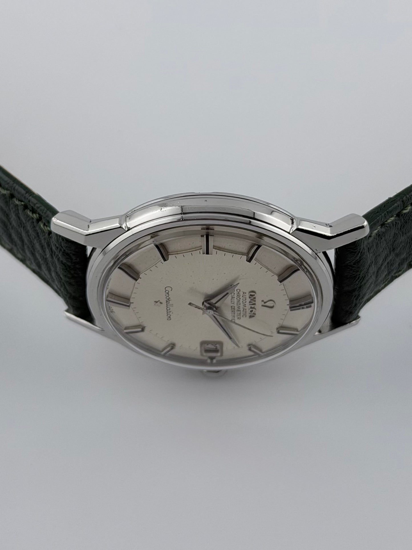 Omega Constellation Chronometer Automatic Date Pie Pan 168.005 - Dog Leg Lugs