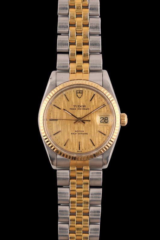 Tudor Prince Oysterdate Rotor Self-Winding - 75203 - Linen Dial