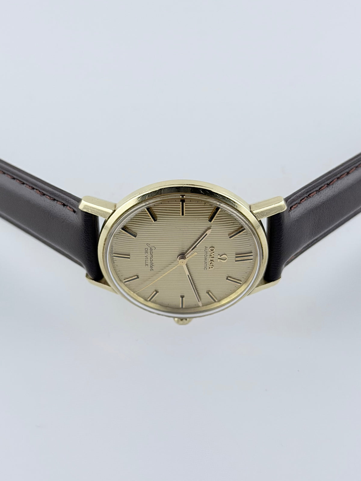Omega Seamaster De Ville Automatic Tapestry Dial - 18ct Gold - 165.020 - Extremely rare!
