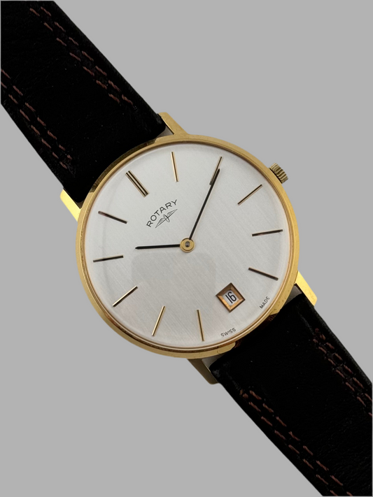 Rotary Manual Wind Date with Box & Papers