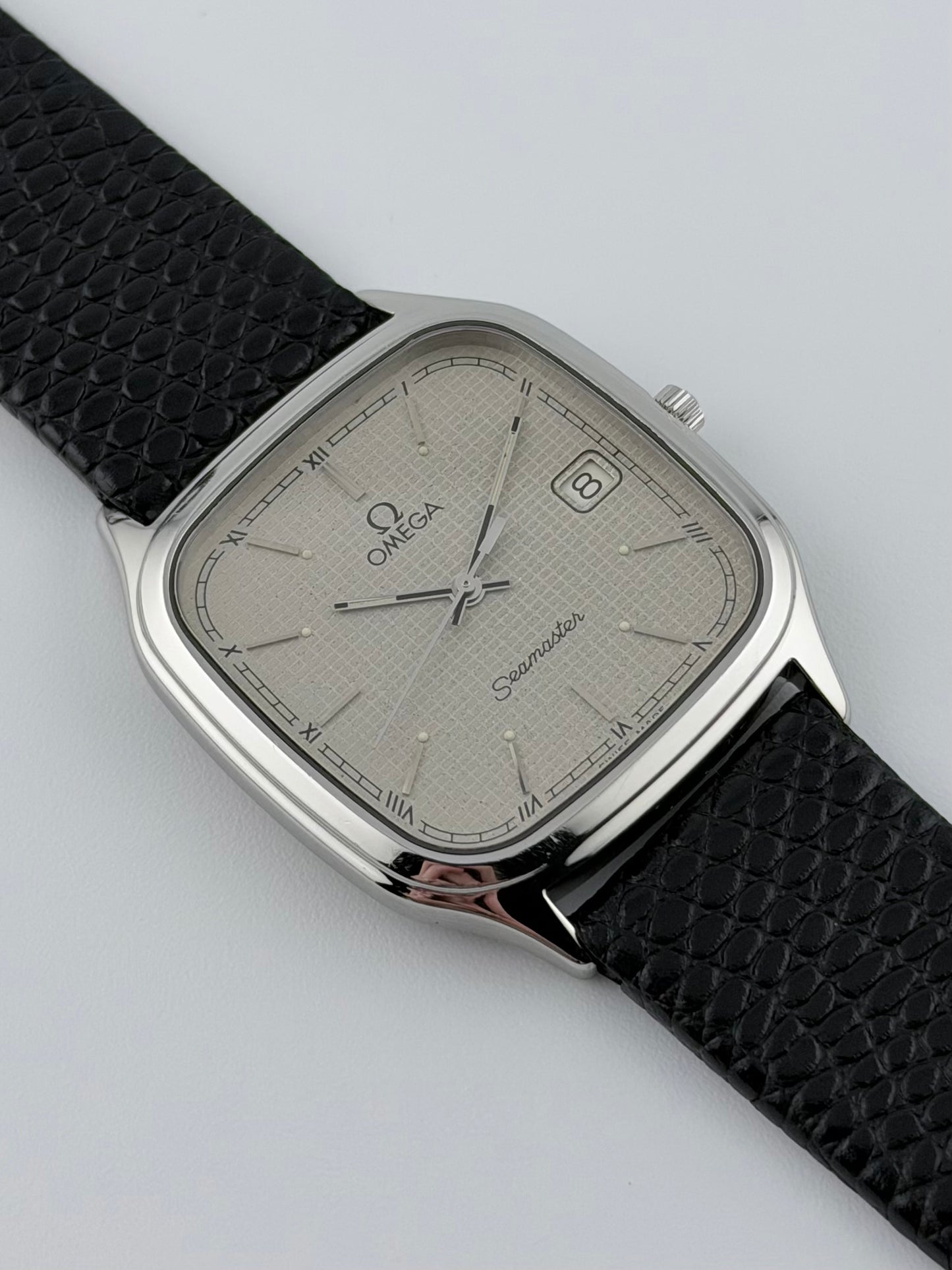 Omega Seamaster Quartz Date - 196.0311 Waffle Stardust Dial