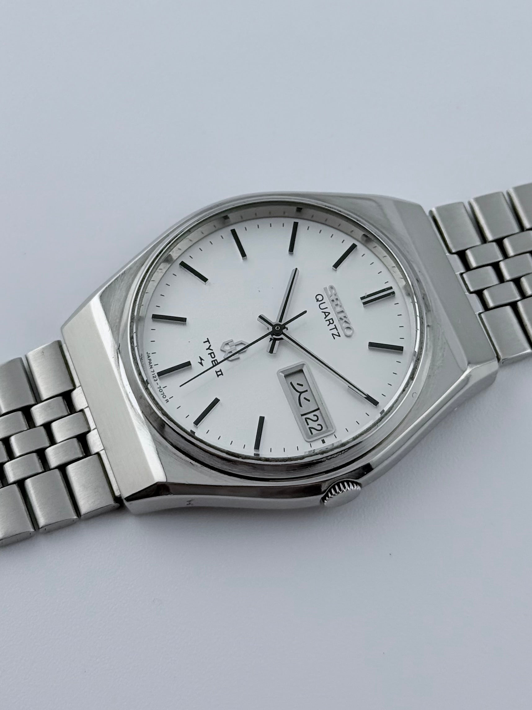 7123-7070 SEIKO - II TYPEⅡ Seiko Type – セイコー vintage Quartz 