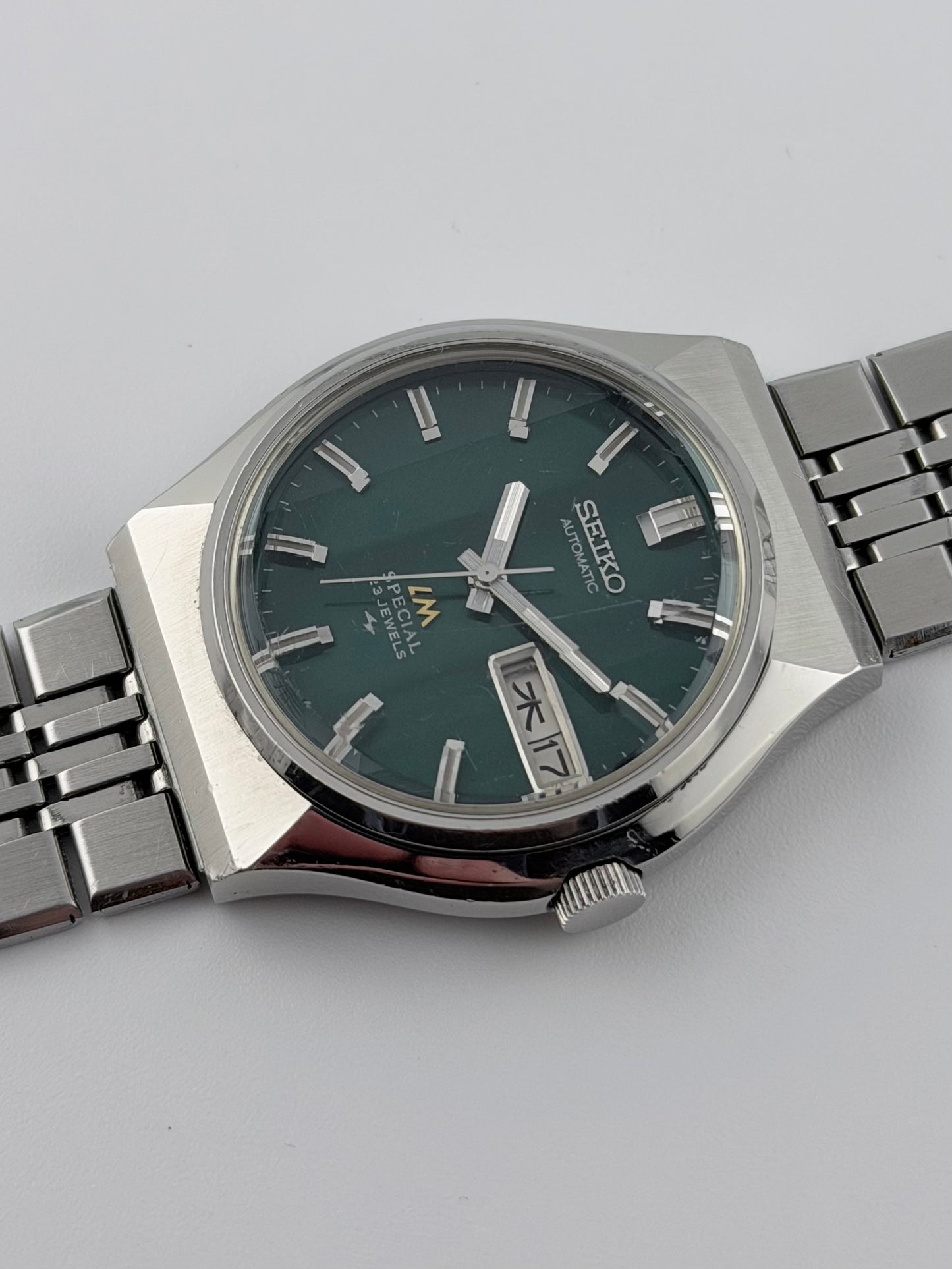 Seiko Lord Matic Special - 5216-7040 - JDM - Faceted Crystal - Rare