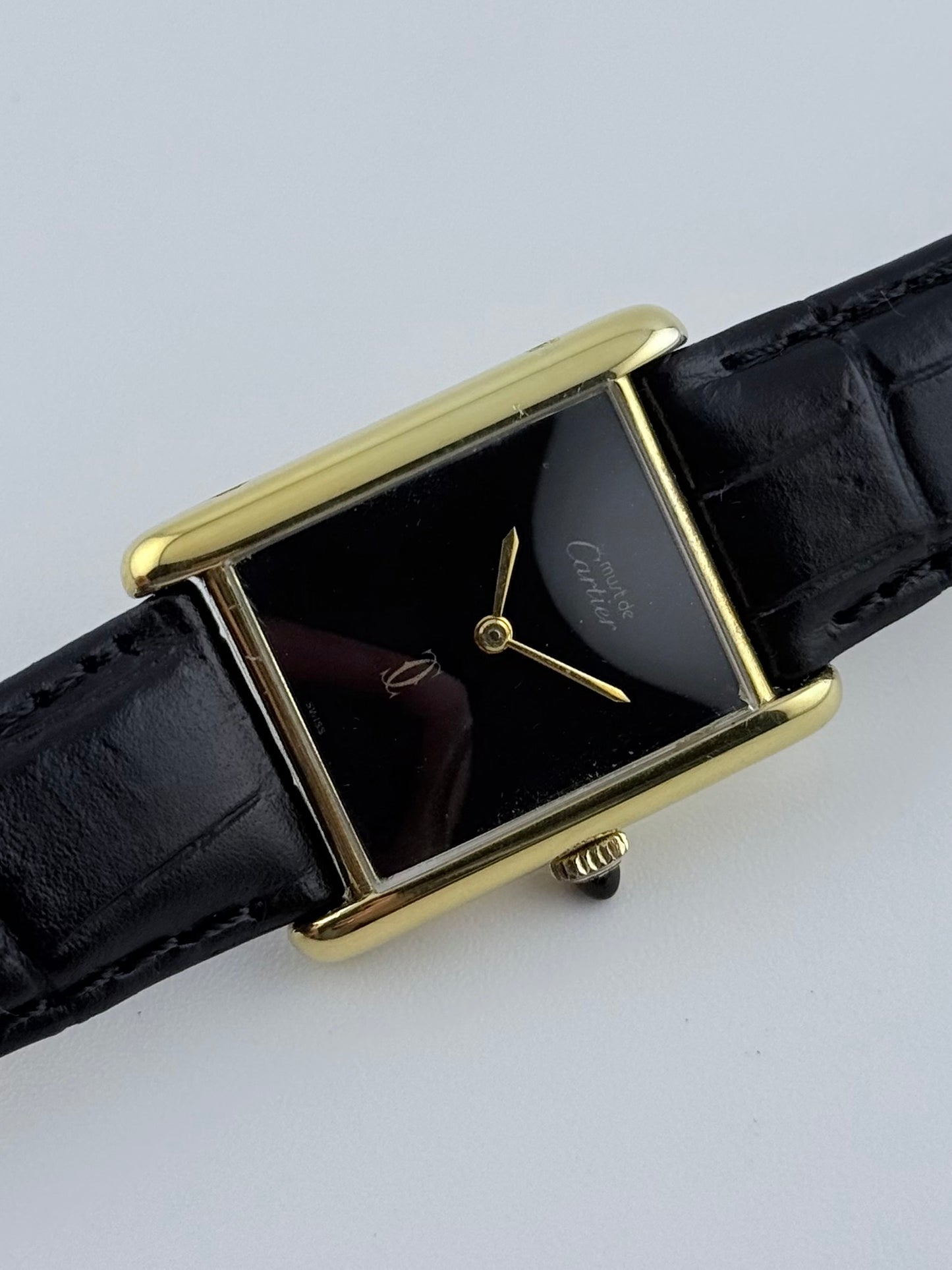 Cartier Tank Must Manual Wind - Black Dial