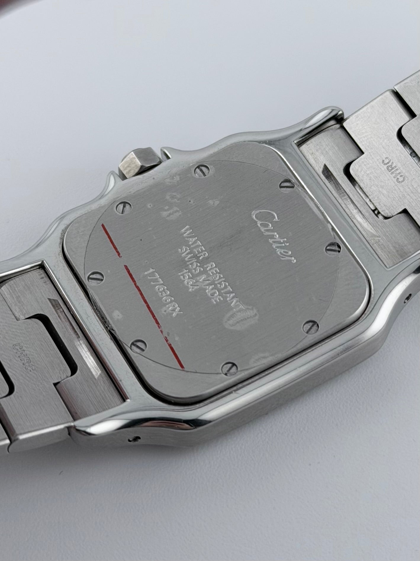 Cartier Santos Galbee Date - 1564 - Exceptional Condition
